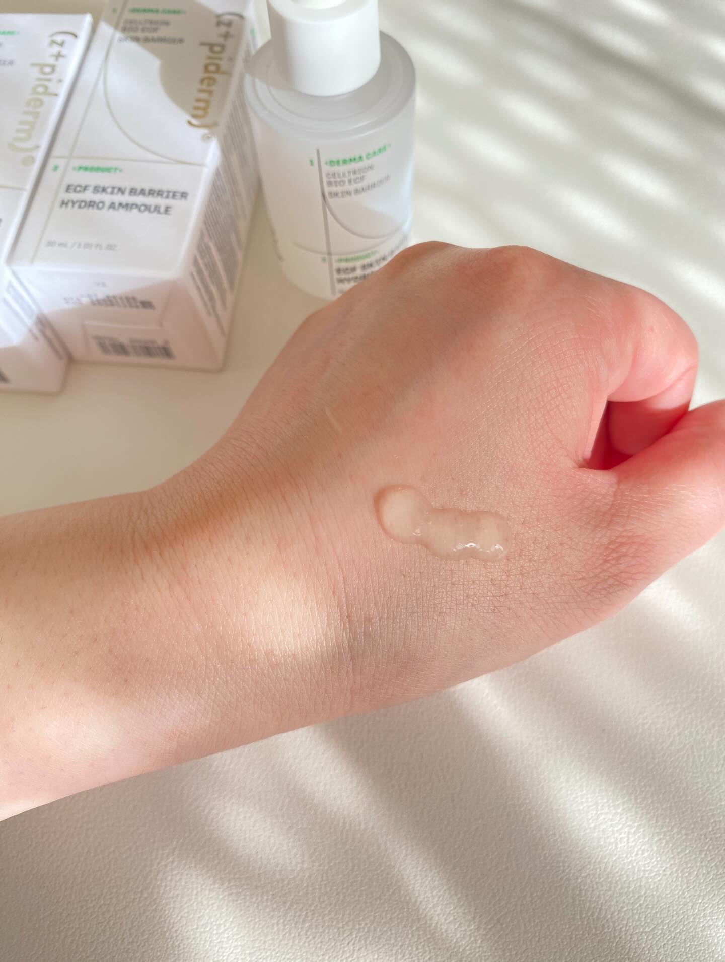 EGFスキンバリアハイドロアンプル/z+piderm/美容液を使ったクチコミ（3枚目）