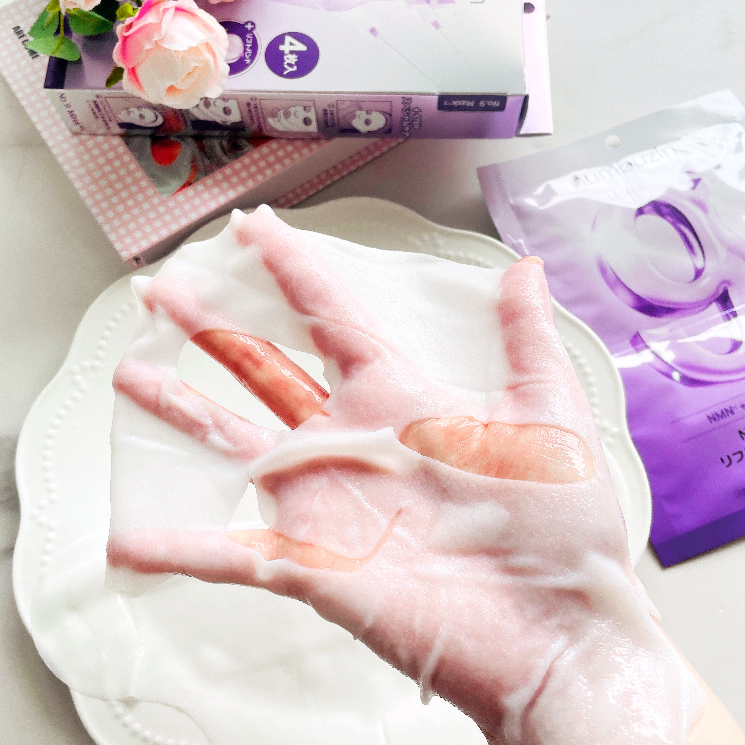 9番 NMNバイオリフトラッピングマスク/numbuzin/シートマスク・パックを使ったクチコミ（3枚目）