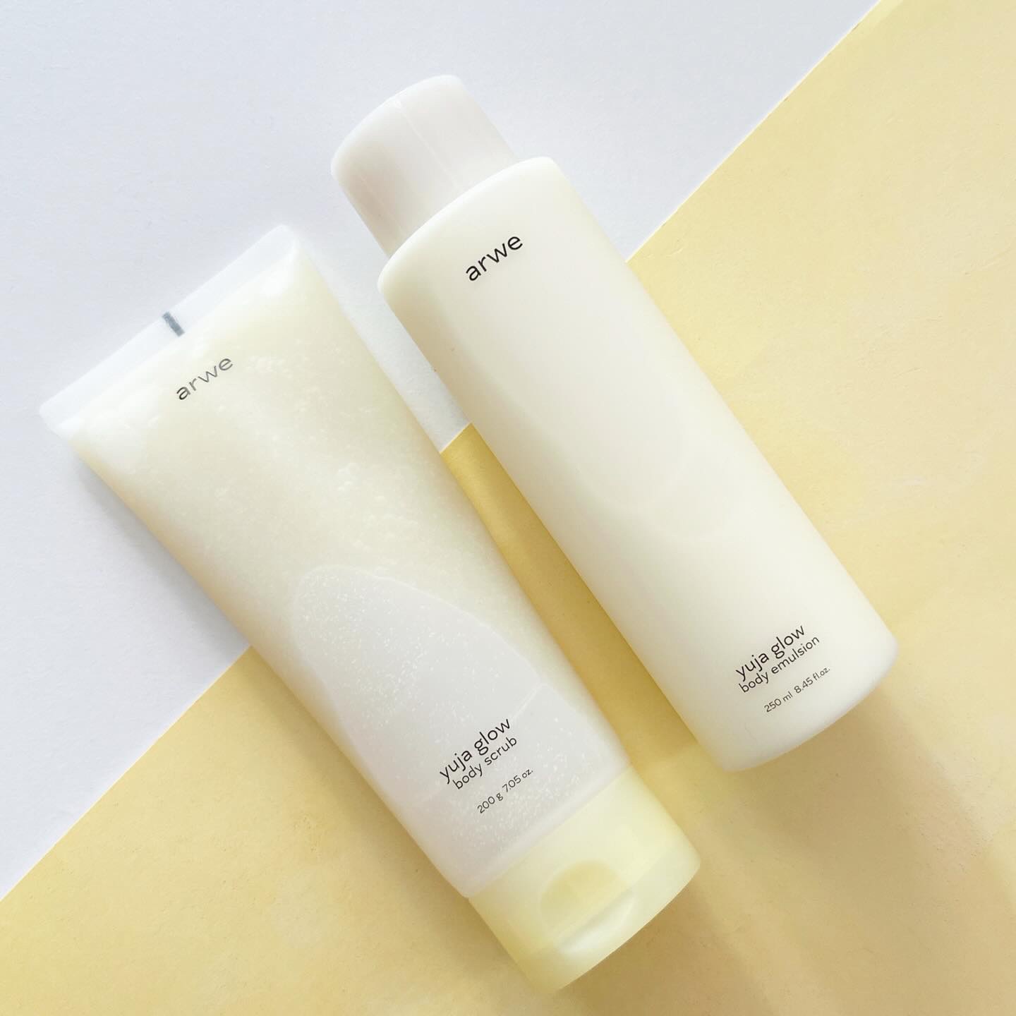 ゆずグローボディーエマルジョン/arwe/ボディクリームを使ったクチコミ（2枚目）