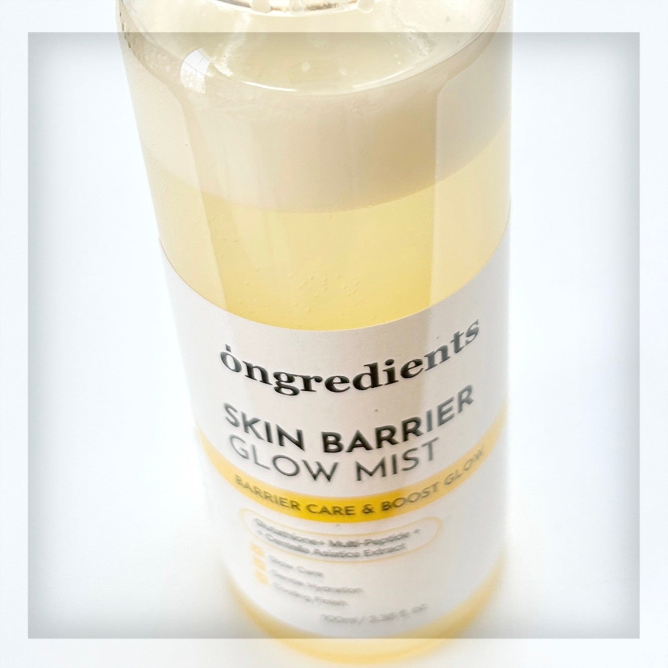 オングリディエンツ スキンバリアグローミスト/Ongredients/ミスト状化粧水を使ったクチコミ(2枚目)