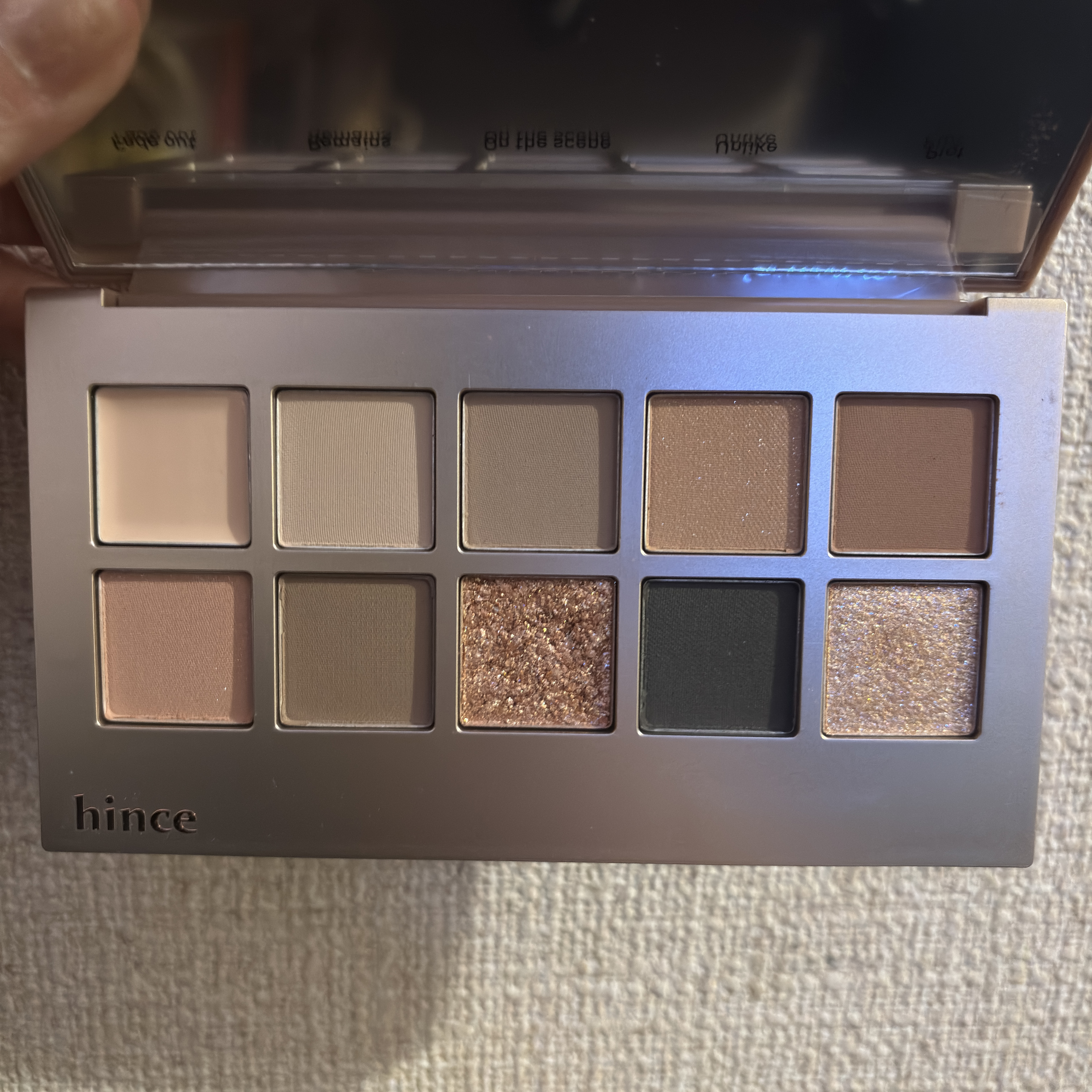 ニューデップスアイシャドウパレット/hince/アイシャドウパレットを使ったクチコミ（1枚目）