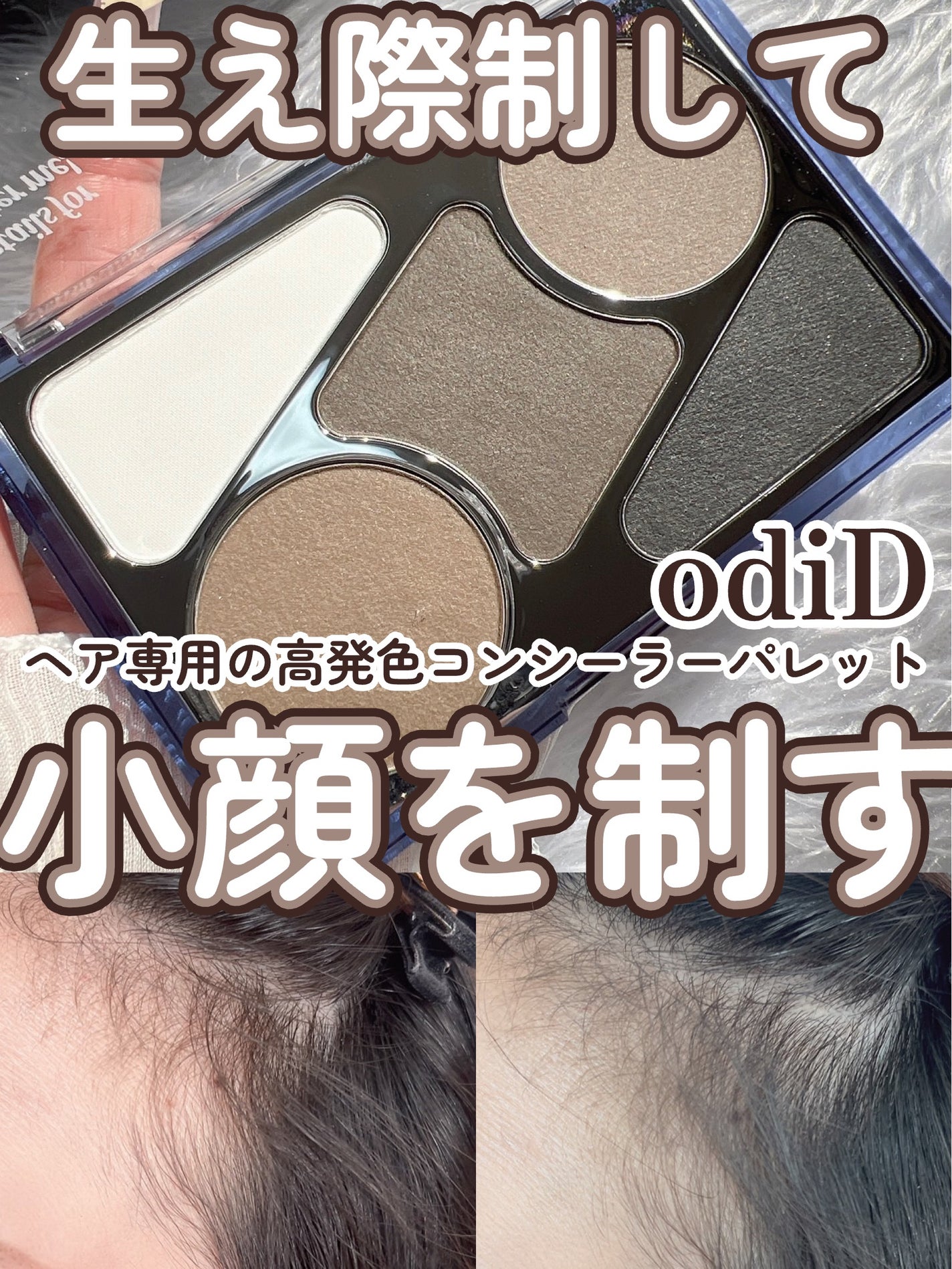 アーティストライン ヘアコンシーラーパレット/odiD/その他スタイリングを使ったクチコミ(1枚目)