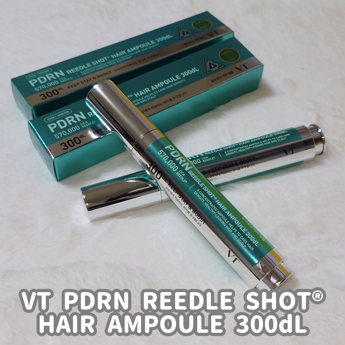 PDRNヘアアンプル300/VT/頭皮ローションを使ったクチコミ(1枚目)