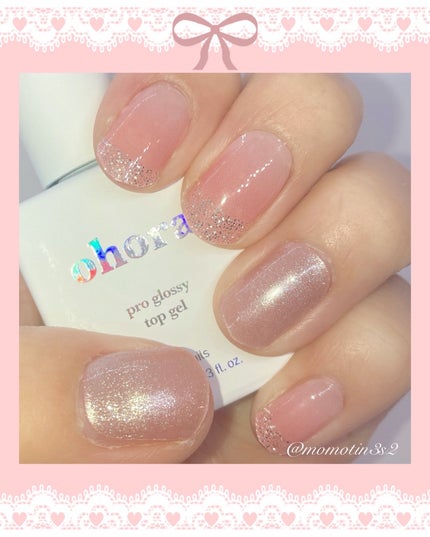 セミキュアジェルネイル(ハンド)/ohora/ネイルシールを使ったクチコミ(4枚目)