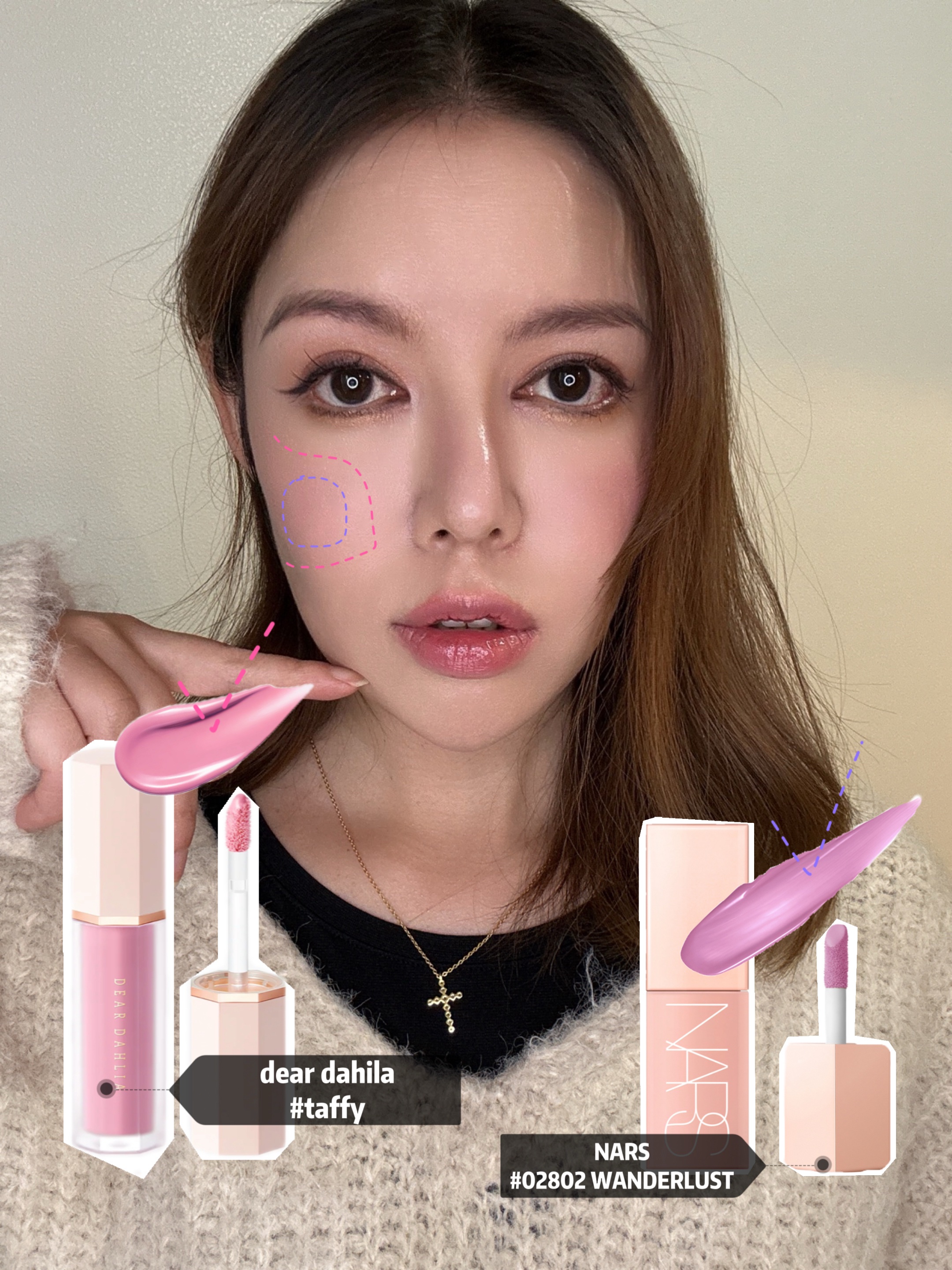  アフターグロー　リキッドブラッシュ/NARS/リキッドチークを使ったクチコミ（3枚目）