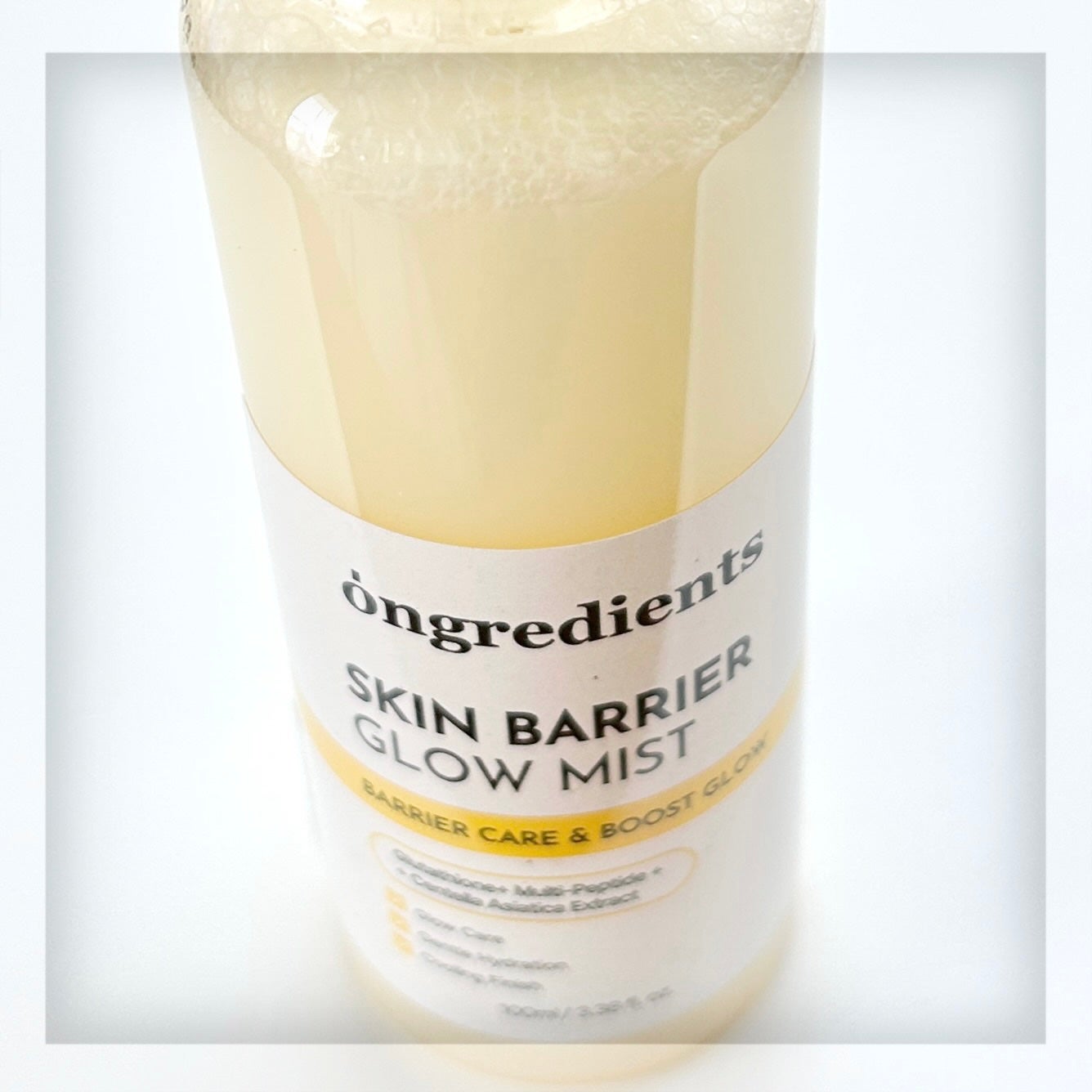 オングリディエンツ スキンバリアグローミスト/Ongredients/ミスト状化粧水を使ったクチコミ(3枚目)