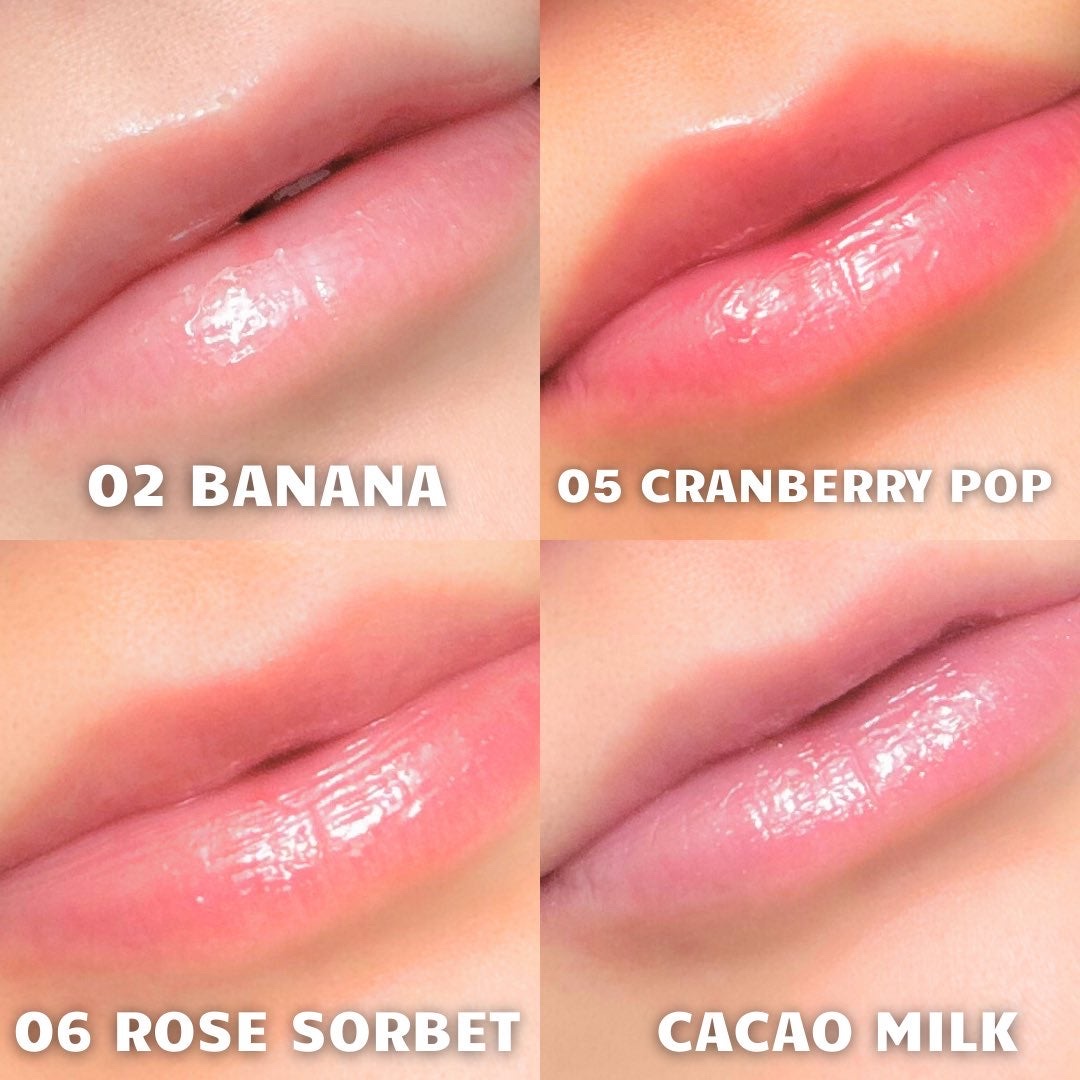 バナナリップオイル/AMUSE/リップオイルを使ったクチコミ（2枚目）