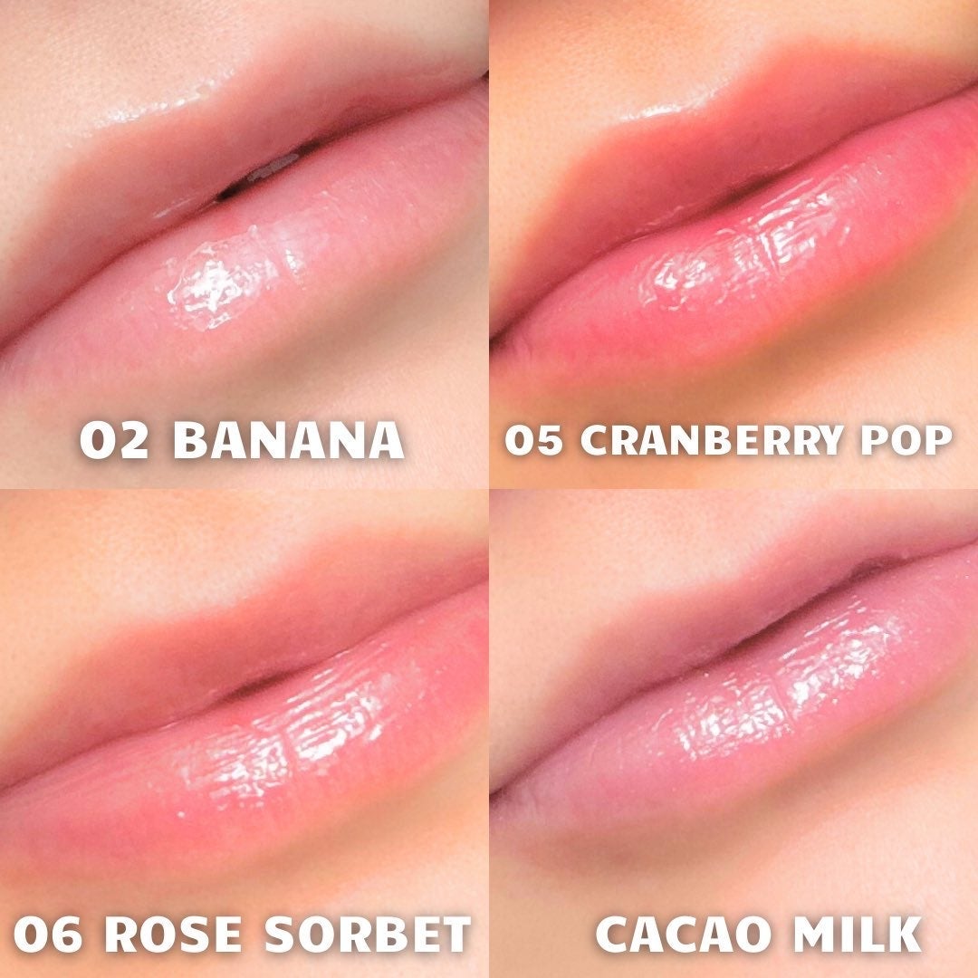 バナナリップオイル/AMUSE/リップオイルを使ったクチコミ(2枚目)