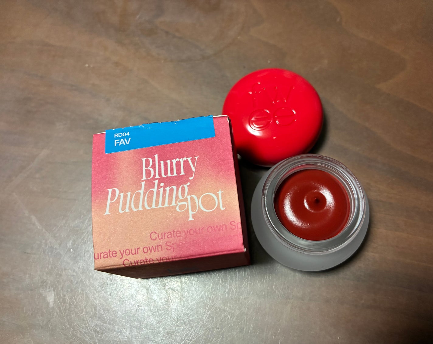 リップアンドチーク ブラーリープリンポット/fwee/口紅を使ったクチコミ(1枚目)