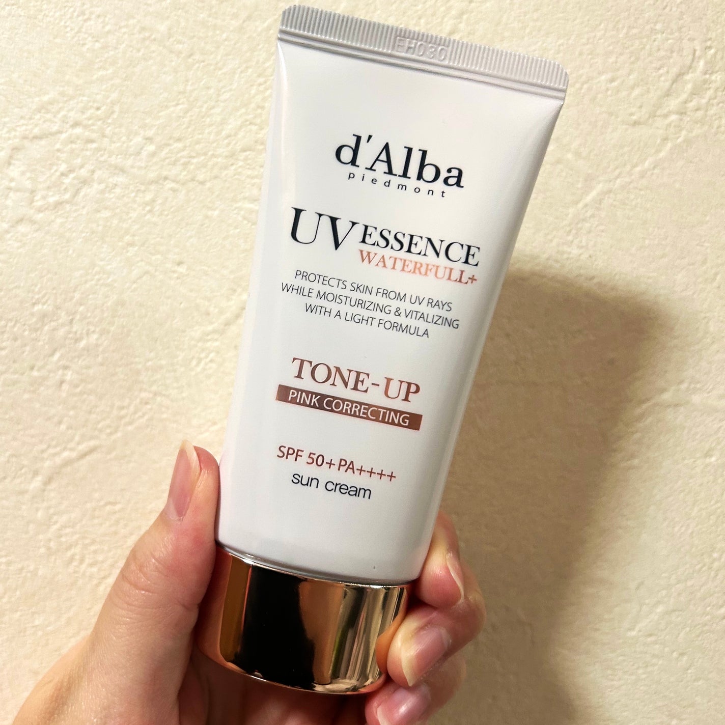 ウォータフルトーンアップサンクリーム/ダルバ/日焼け止めクリームを使ったクチコミ(1枚目)