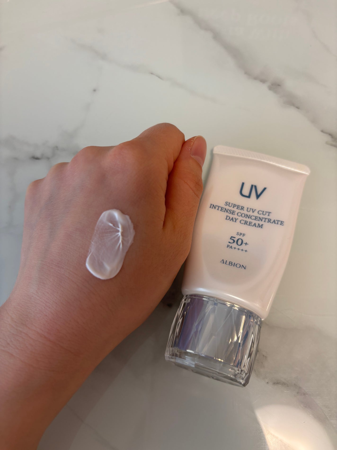 スーパー UV カット インテンスコンセントレート デイクリーム/ALBION/日焼け止めクリームを使ったクチコミ(3枚目)