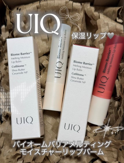 バイオームバリアメルティングモイスチャーリップバーム/UIQ/リップバームを使ったクチコミ(1枚目)