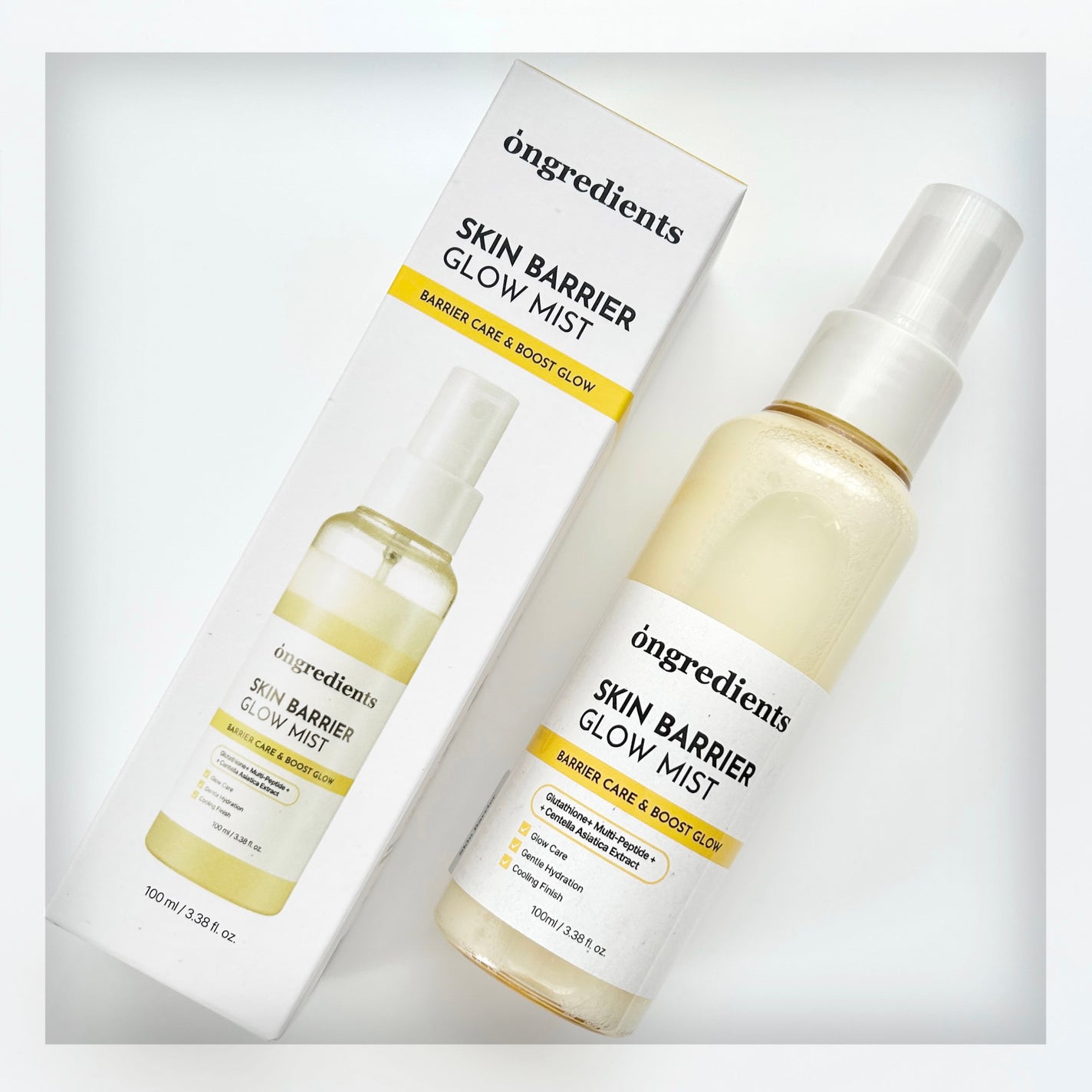 オングリディエンツ スキンバリアグローミスト/Ongredients/ミスト状化粧水を使ったクチコミ(1枚目)