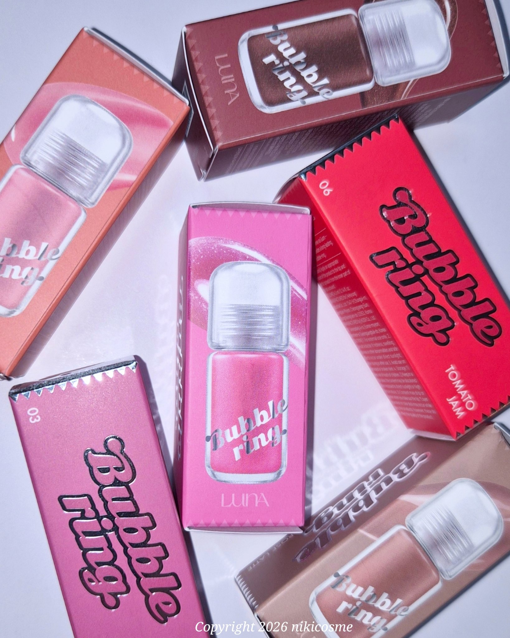 ロングラスティング バブルリングガムグロス/LUNA/リップグロスを使ったクチコミ（2枚目）