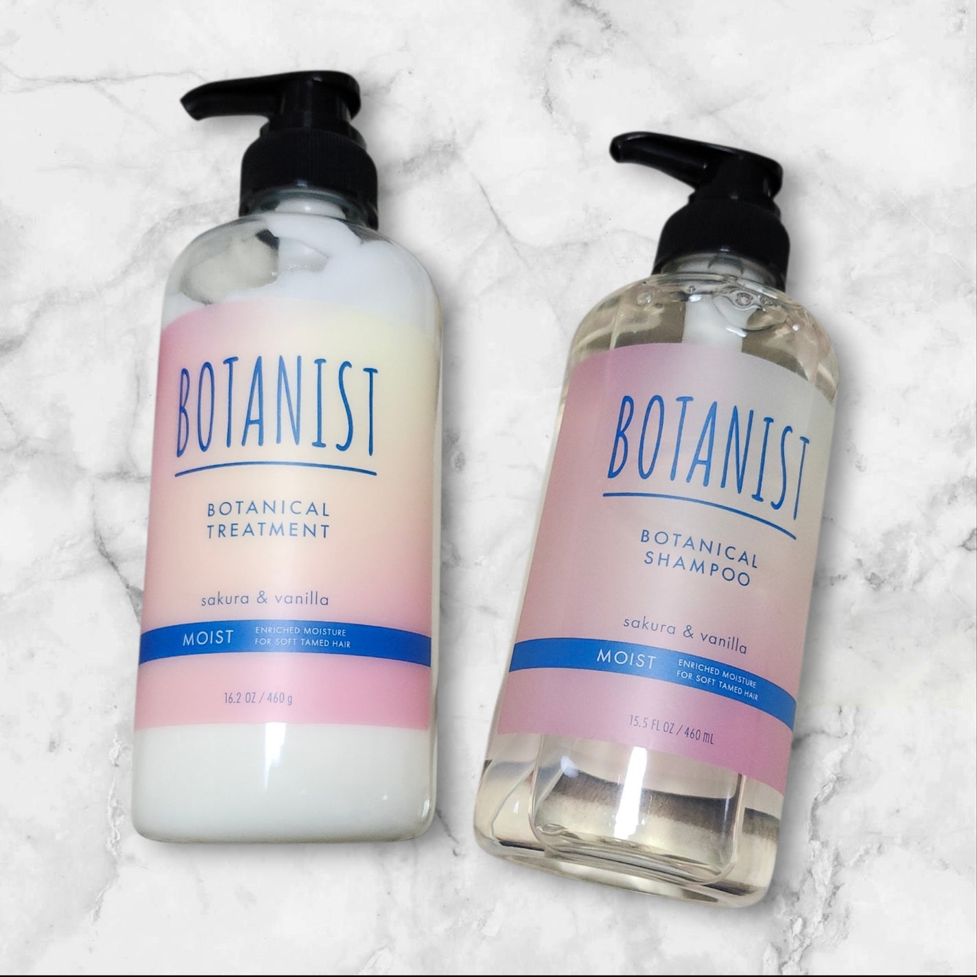 ボタニカルシャンプー・トリートメント サクラ&バニラの香り モイスト/BOTANIST/市販シャンプーを使ったクチコミ(1枚目)