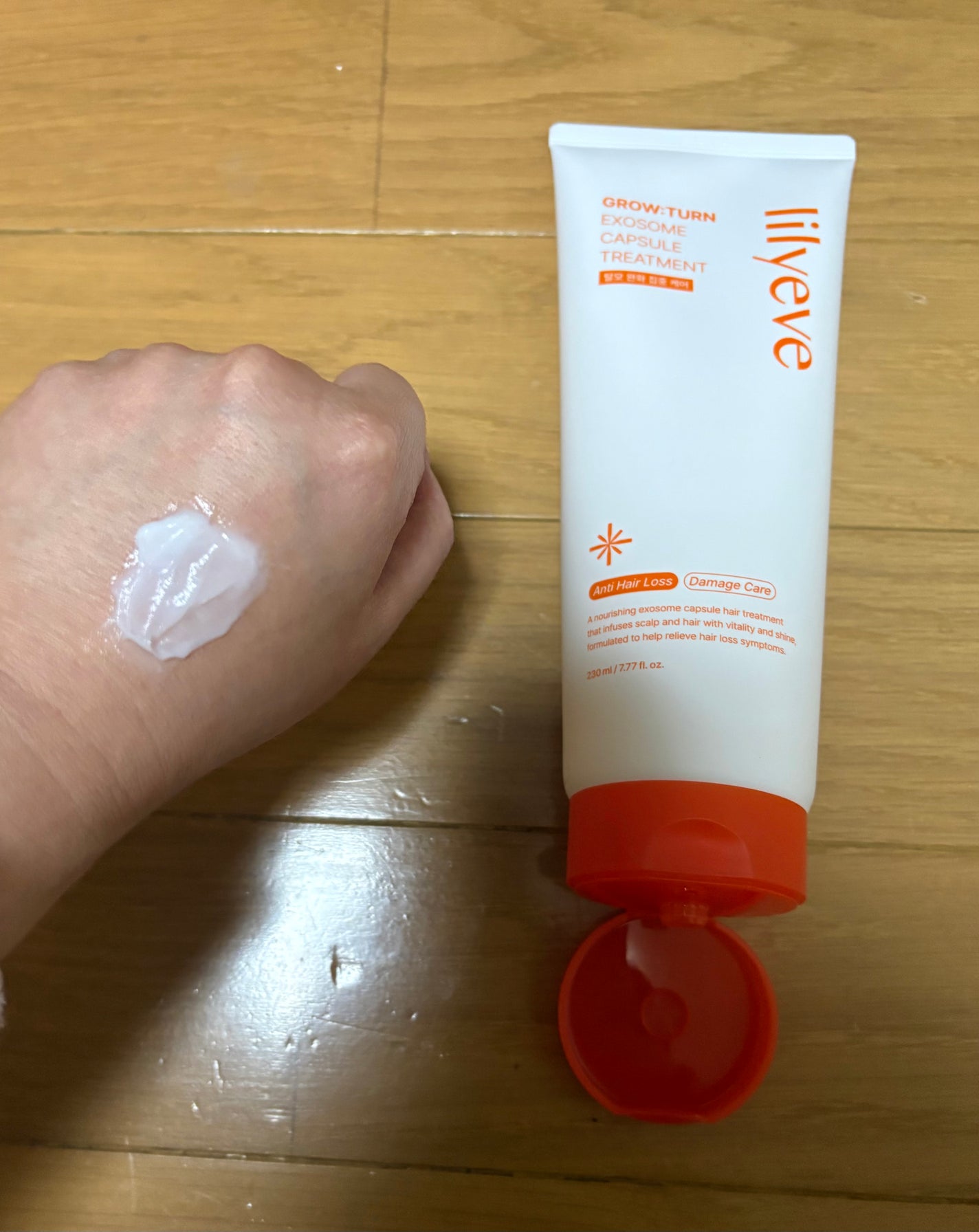 グローターン エクソソーム カプセル トリートメン/リリーイブ/洗い流すヘアトリートメントを使ったクチコミ(2枚目)