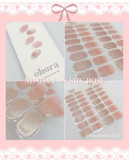 セミキュアジェルネイル(ハンド)/ohora/ネイルシールを使ったクチコミ(5枚目)