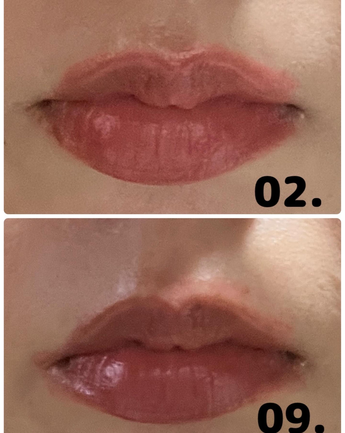 ヘルシーグロウバームスティック/wakemake/口紅を使ったクチコミ(6枚目)