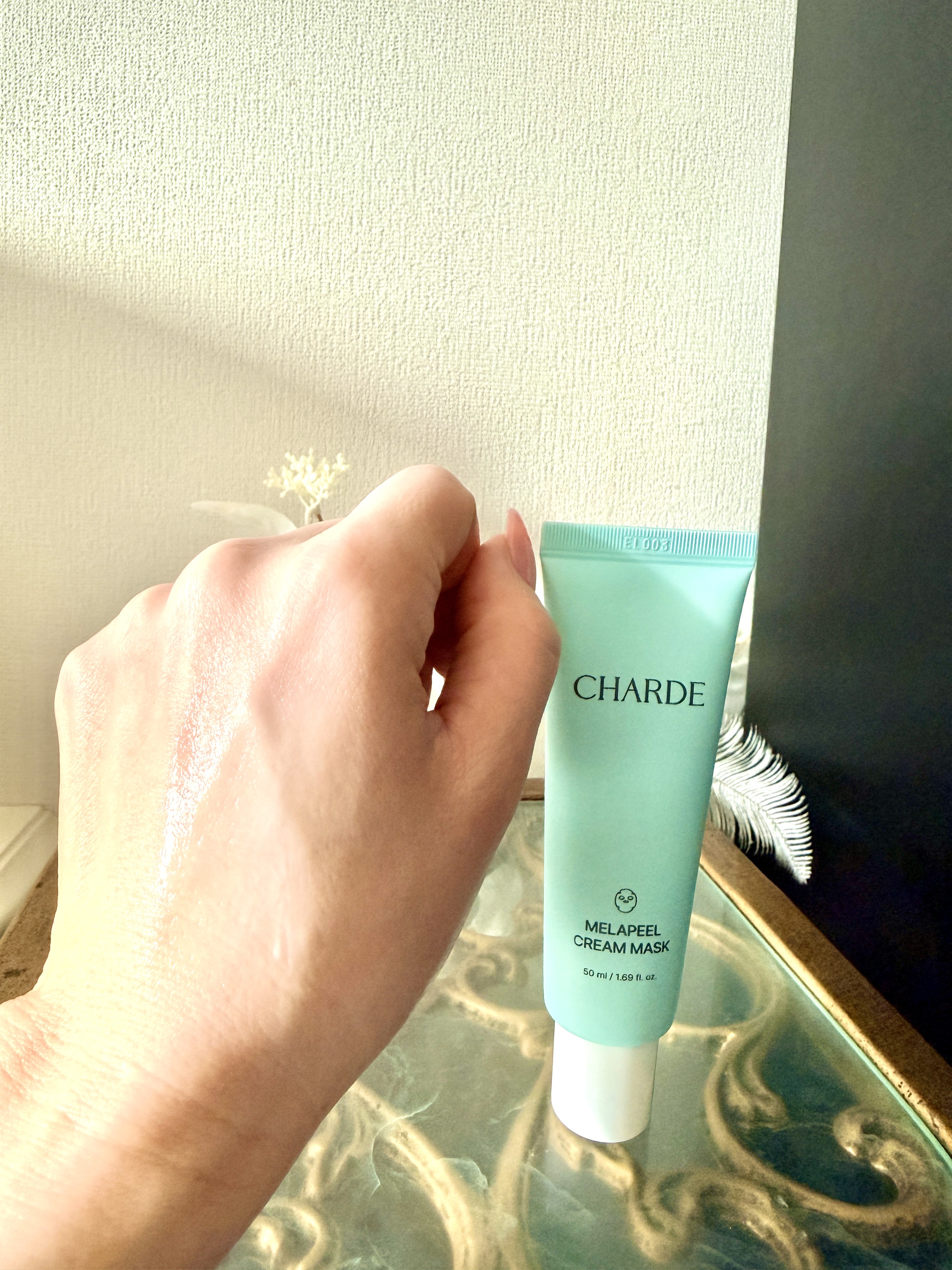 メラピールクリームマスク/CHARDE/ピーリングを使ったクチコミ（2枚目）