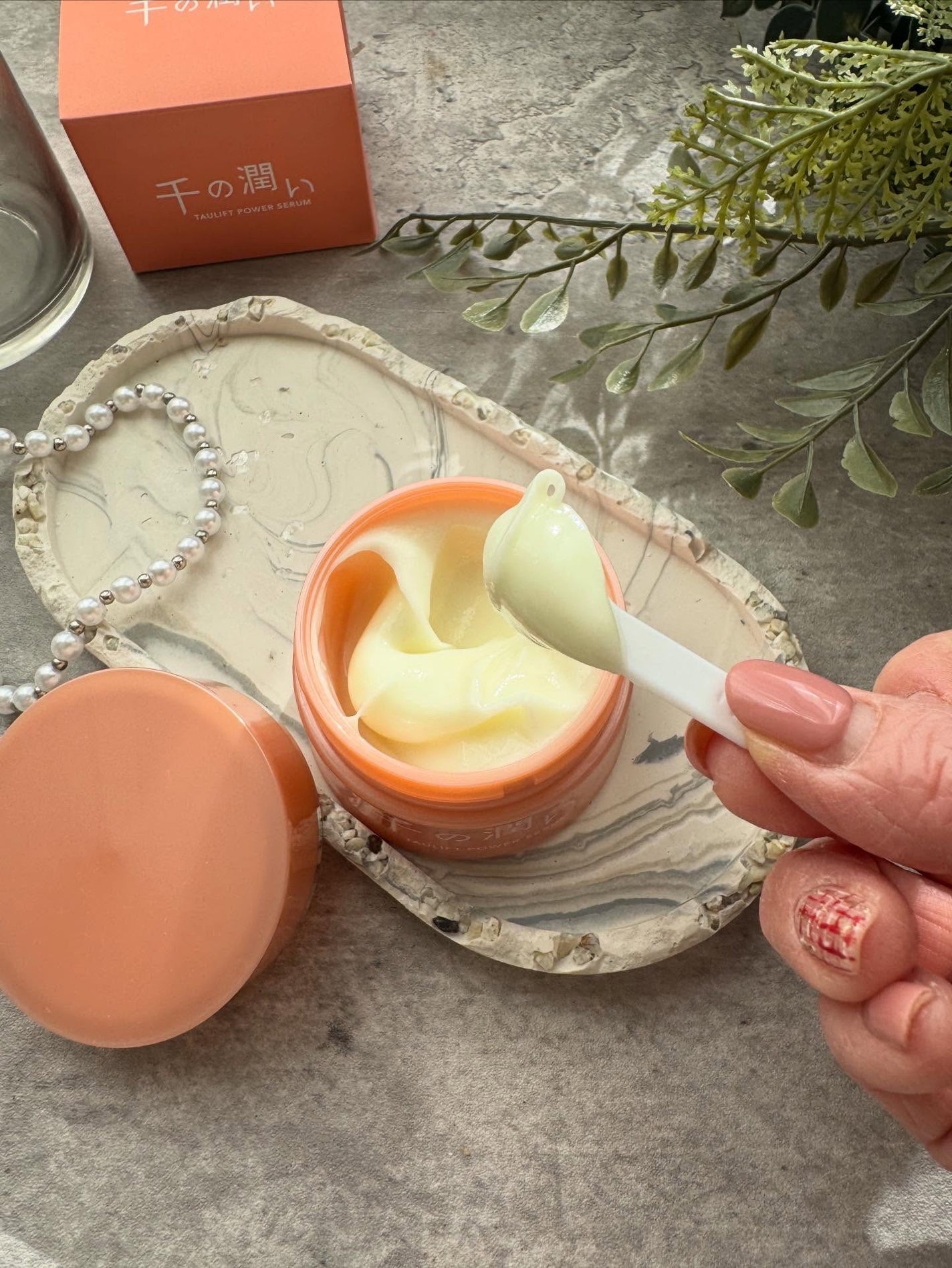 タウリフトパワーセラム/千の潤い/美容液を使ったクチコミ(3枚目)