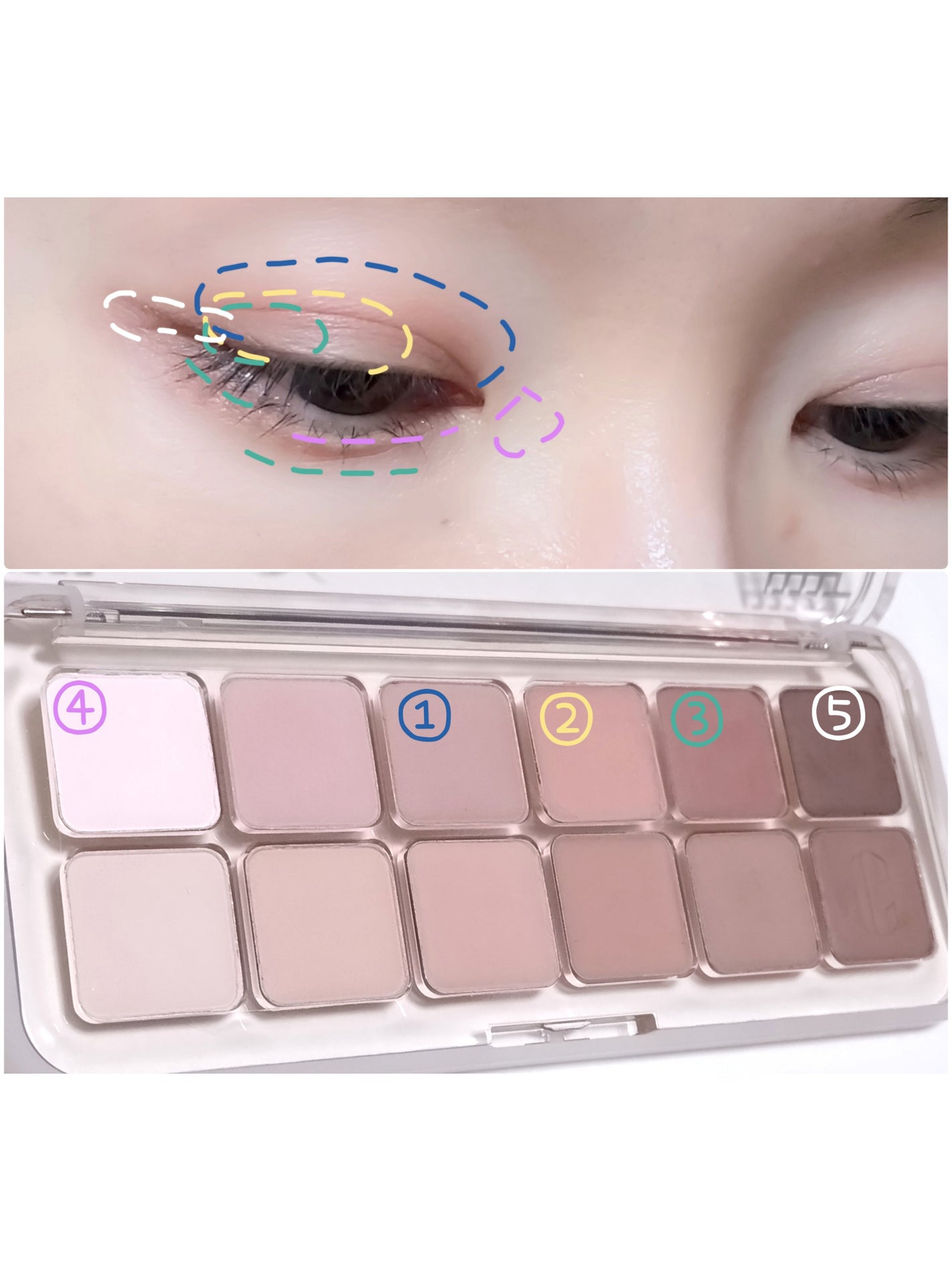 プロ アイ パレット エアー/CLIO/アイシャドウパレットを使ったクチコミ(4枚目)