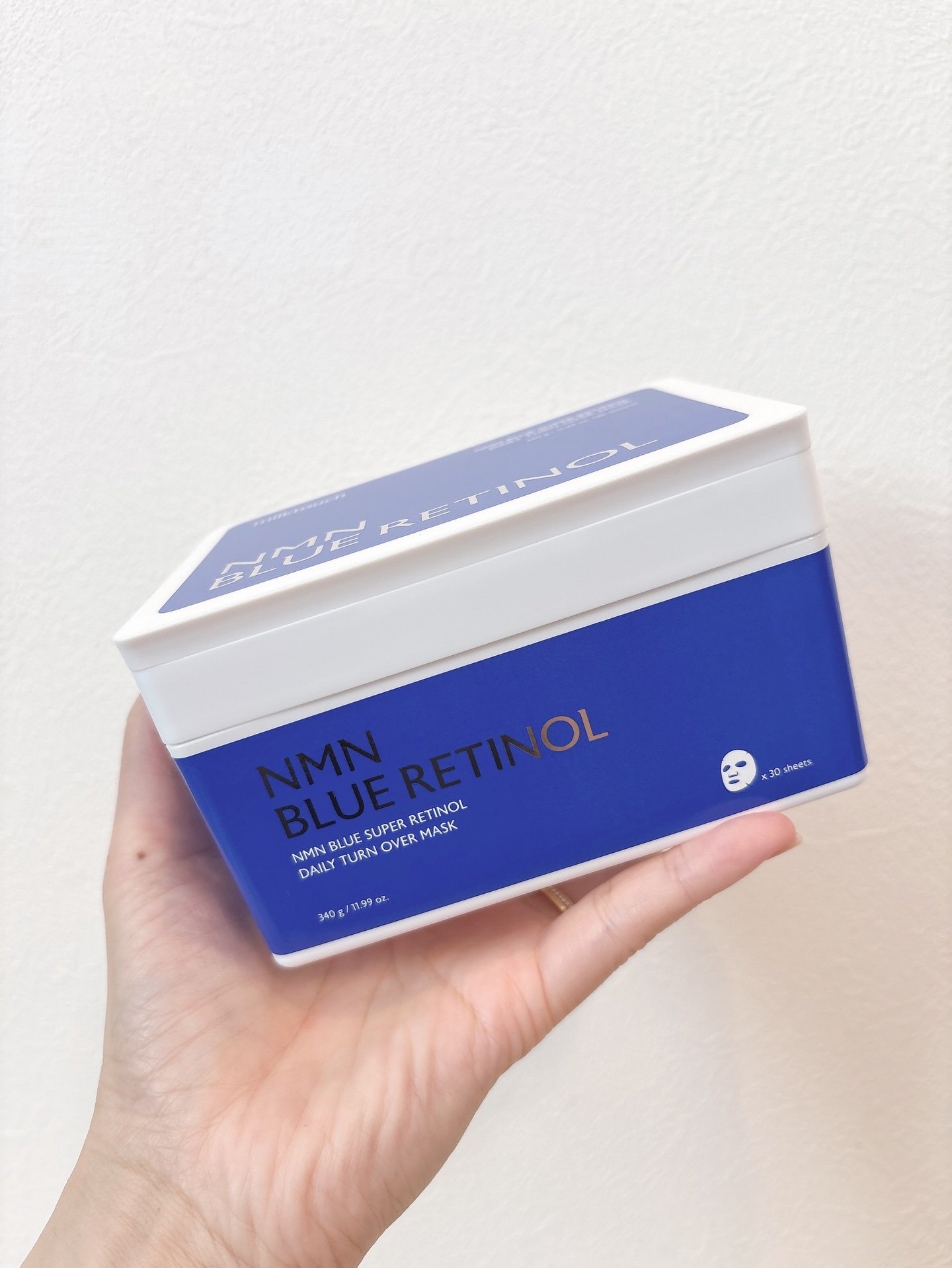 NMNブルースーパーレチノールデイリーターンオーバーマスク/Milk Touch/シートマスク・パックを使ったクチコミ（2枚目）