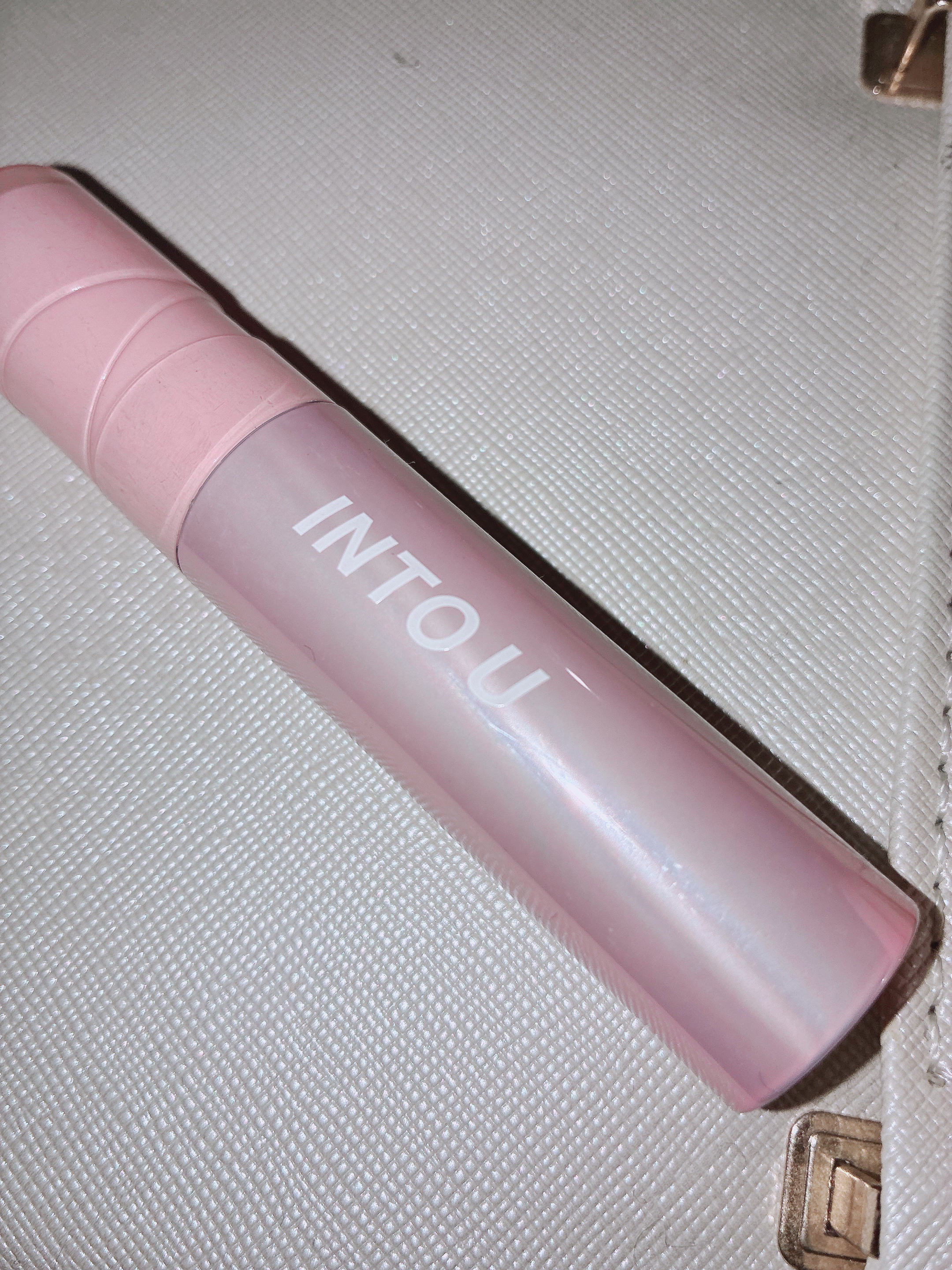 ジューシーパンピンググロス/INTO U/リップグロスを使ったクチコミ（1枚目）