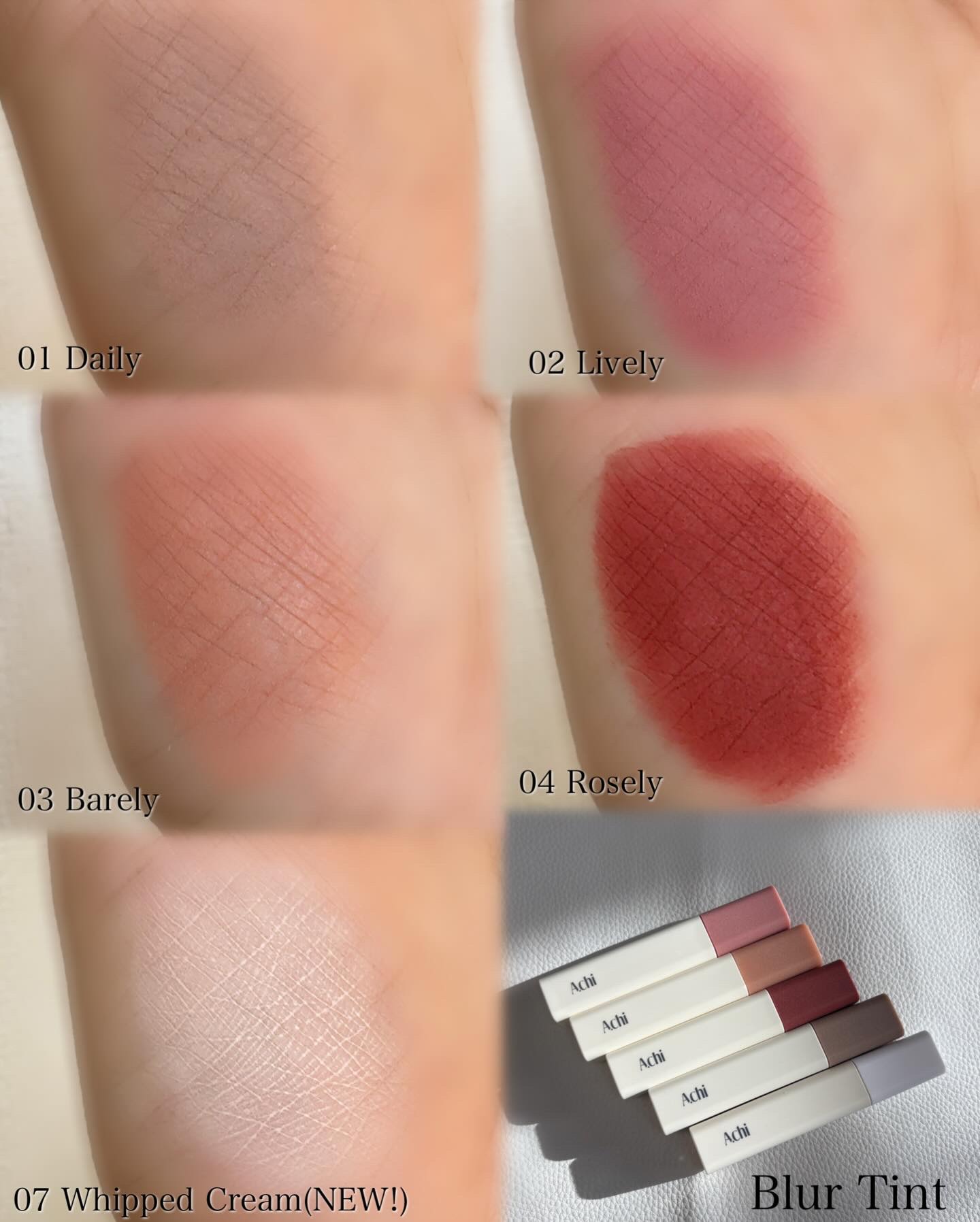 ブラーティント/A.chi/リップティントを使ったクチコミ（2枚目）