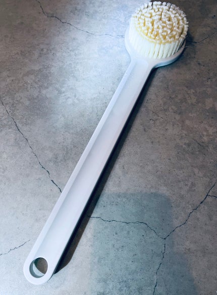 ポリプロピレンシャワーブラシ/無印良品/バスグッズを使ったクチコミ(3枚目)