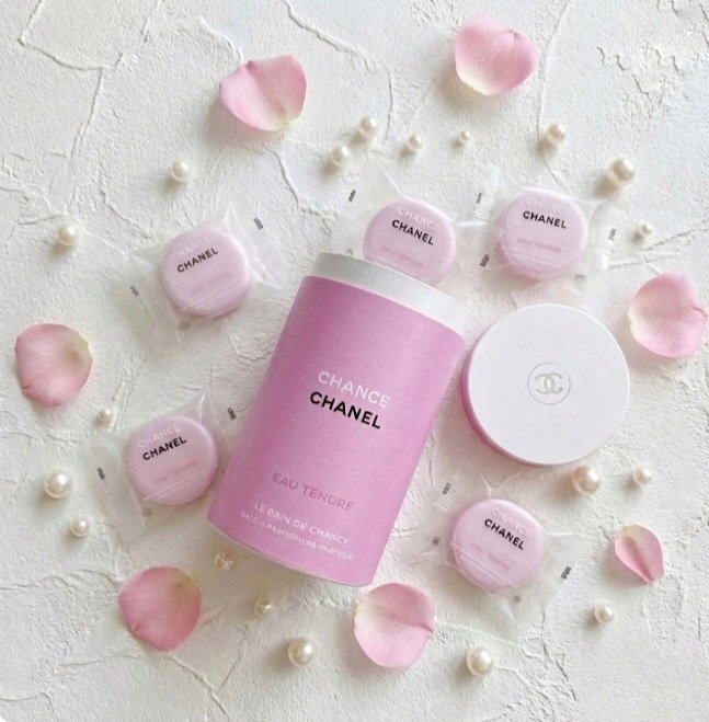 チャンス オー タンドゥル バス タブレット/CHANEL/保湿系入浴剤を使ったクチコミ（1枚目）