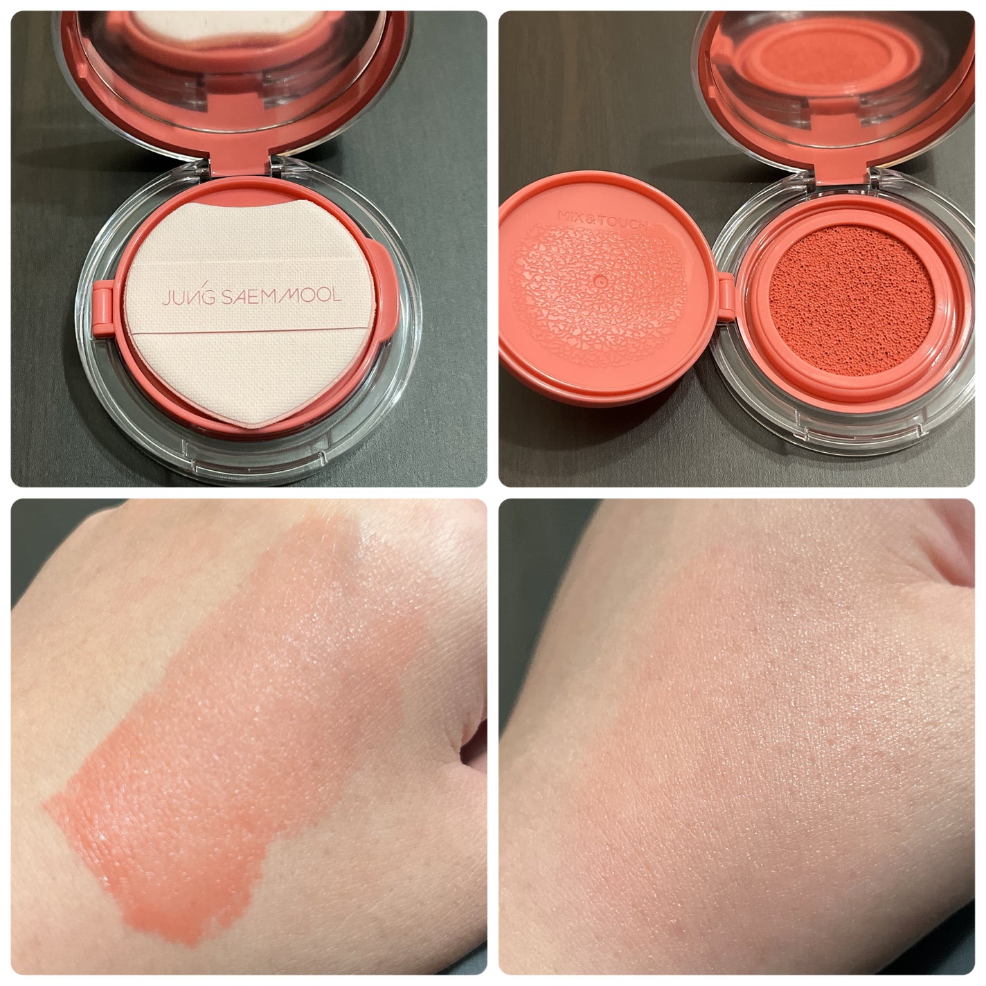 アーティストクッションブラッシュ/JUNG SAEM MOOL/リキッドチークを使ったクチコミ(2枚目)