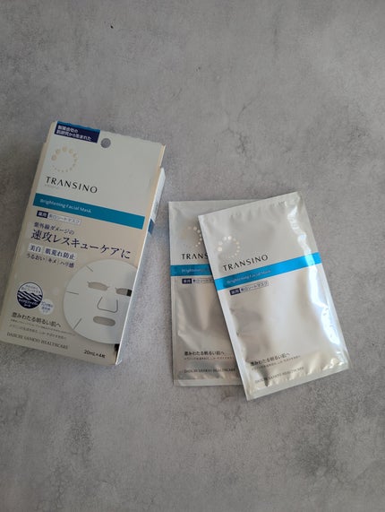 トランシーノ薬用ブライトニングフェイシャルマスク/トランシーノ/シートマスク・パックを使ったクチコミ(1枚目)