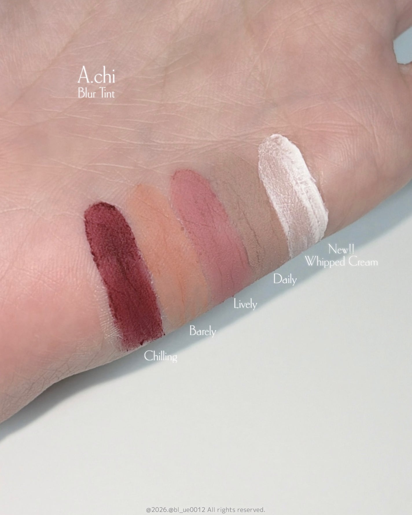 ブラーティント/A.chi/リップティントを使ったクチコミ(8枚目)