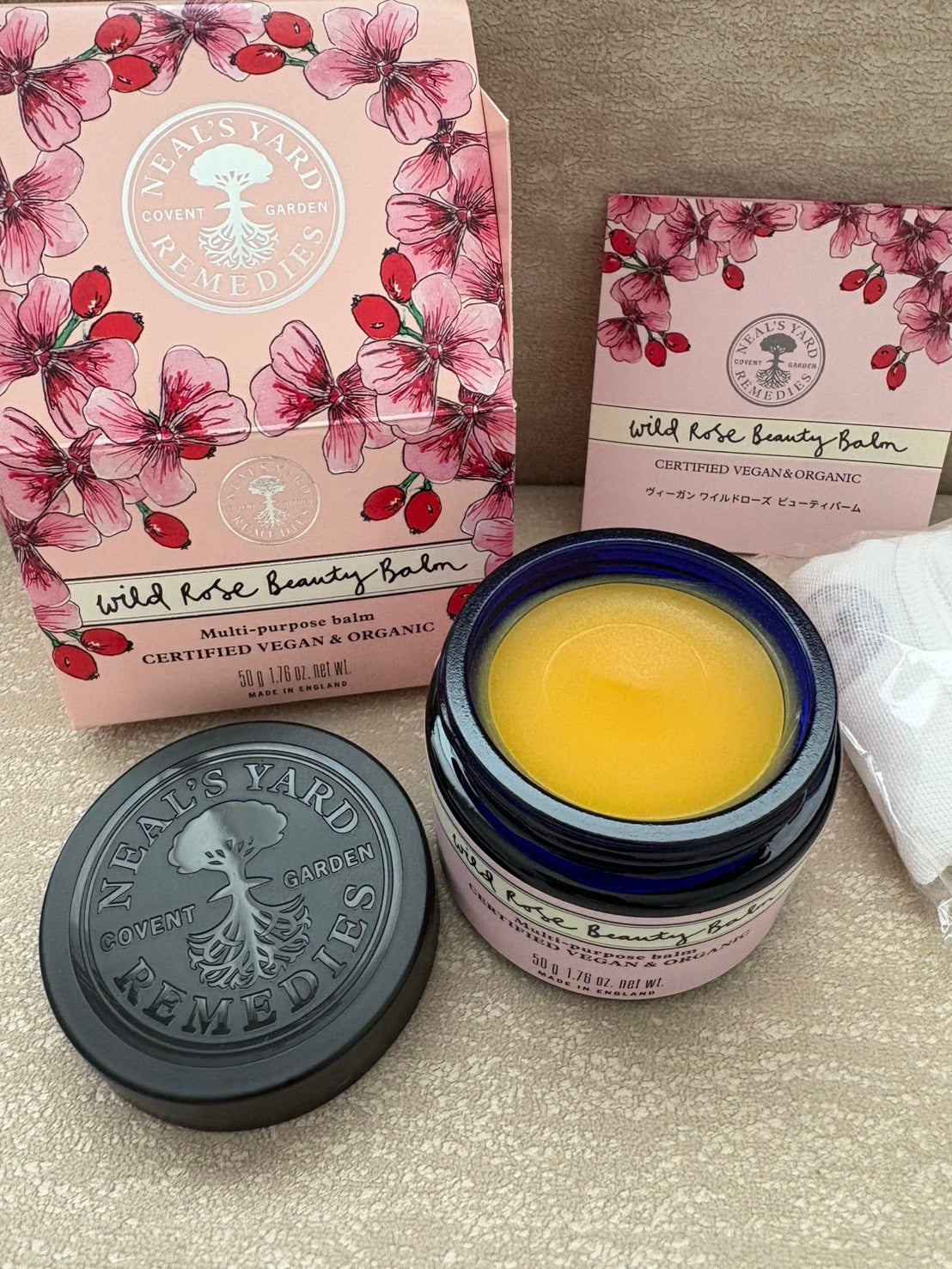 ヴィーガン ワイルドローズ ビューティバーム/ニールズヤード レメディーズ/フェイスバームを使ったクチコミ(1枚目)