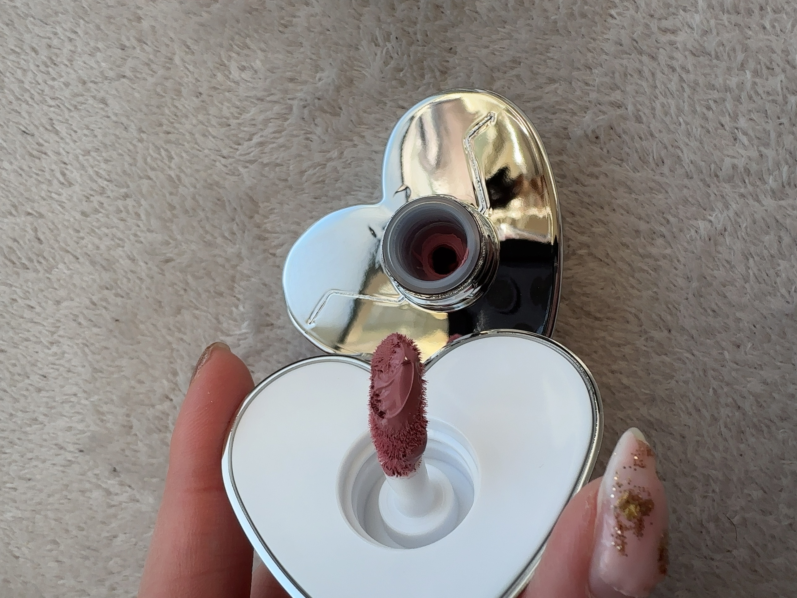 シルバーパース ムースクリーム リップ＆チーク/oiad/ジェル・クリームチークを使ったクチコミ（2枚目）