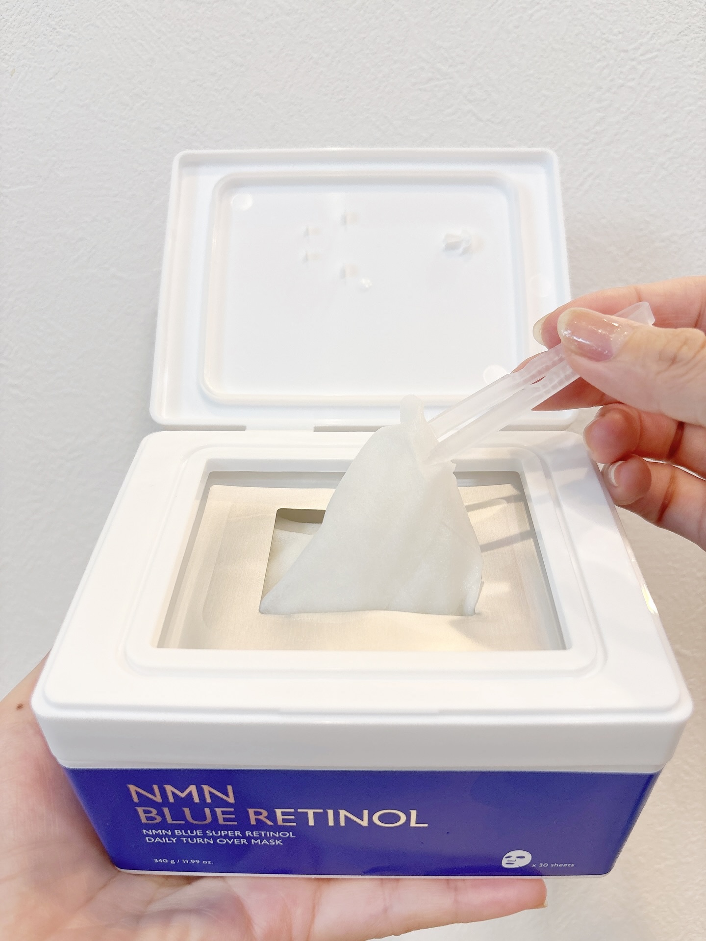 NMNブルースーパーレチノールデイリーターンオーバーマスク/Milk Touch/シートマスク・パックを使ったクチコミ（3枚目）