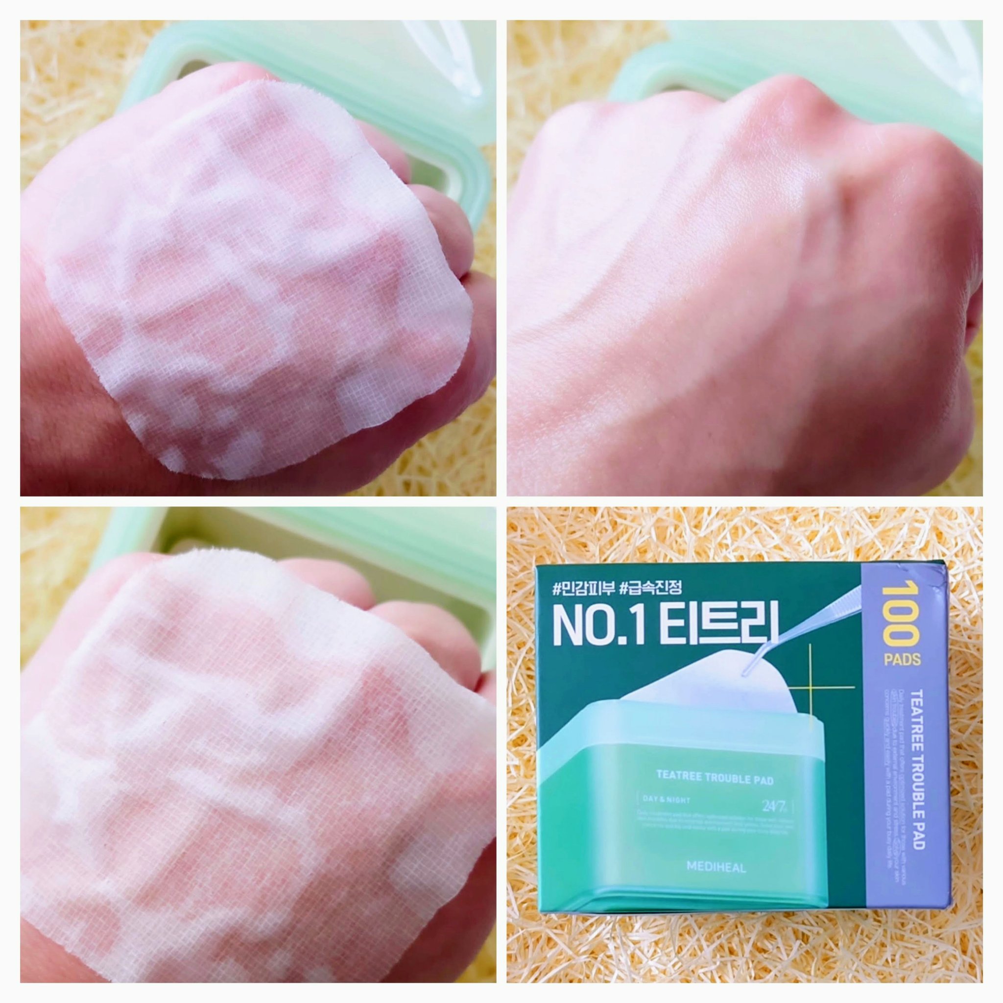 ティーツリー トラブルパッド/MEDIHEAL/トナーパッドを使ったクチコミ（2枚目）