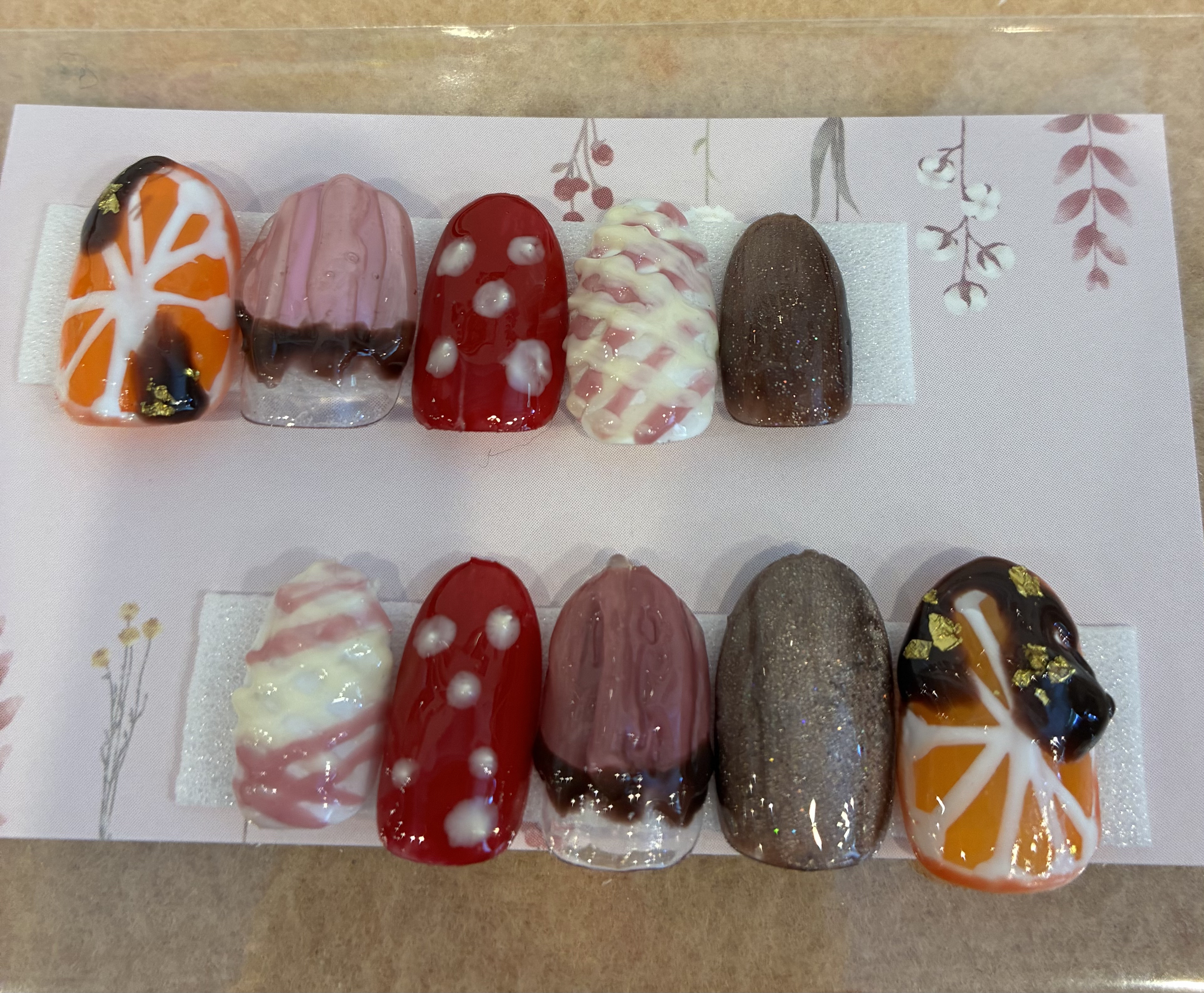 アイシングジェルネイル/セリア/ジェルネイルを使ったクチコミ（1枚目）