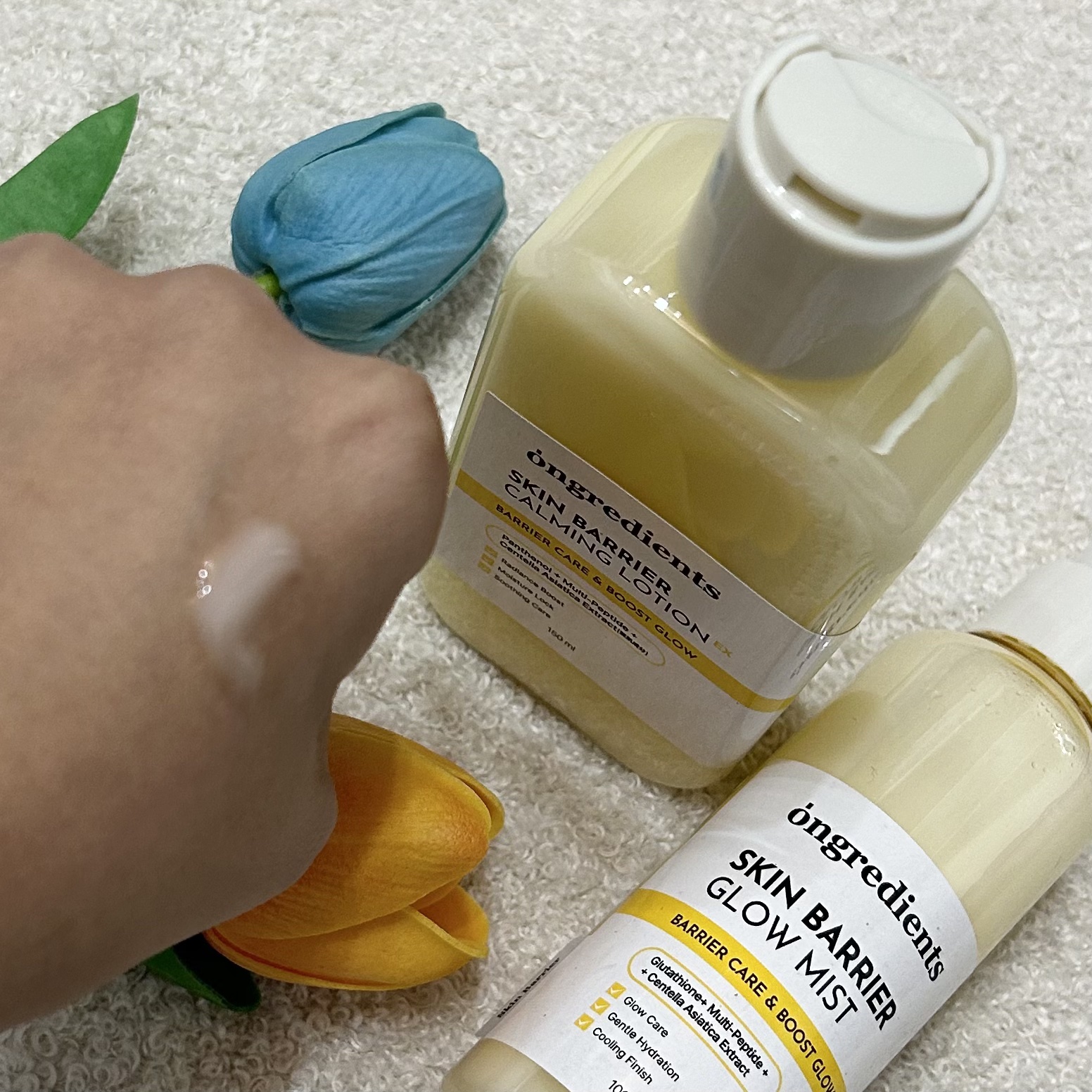 オングリディエンツ スキンバリアカーミングローション EX/Ongredients/乳液を使ったクチコミ（2枚目）