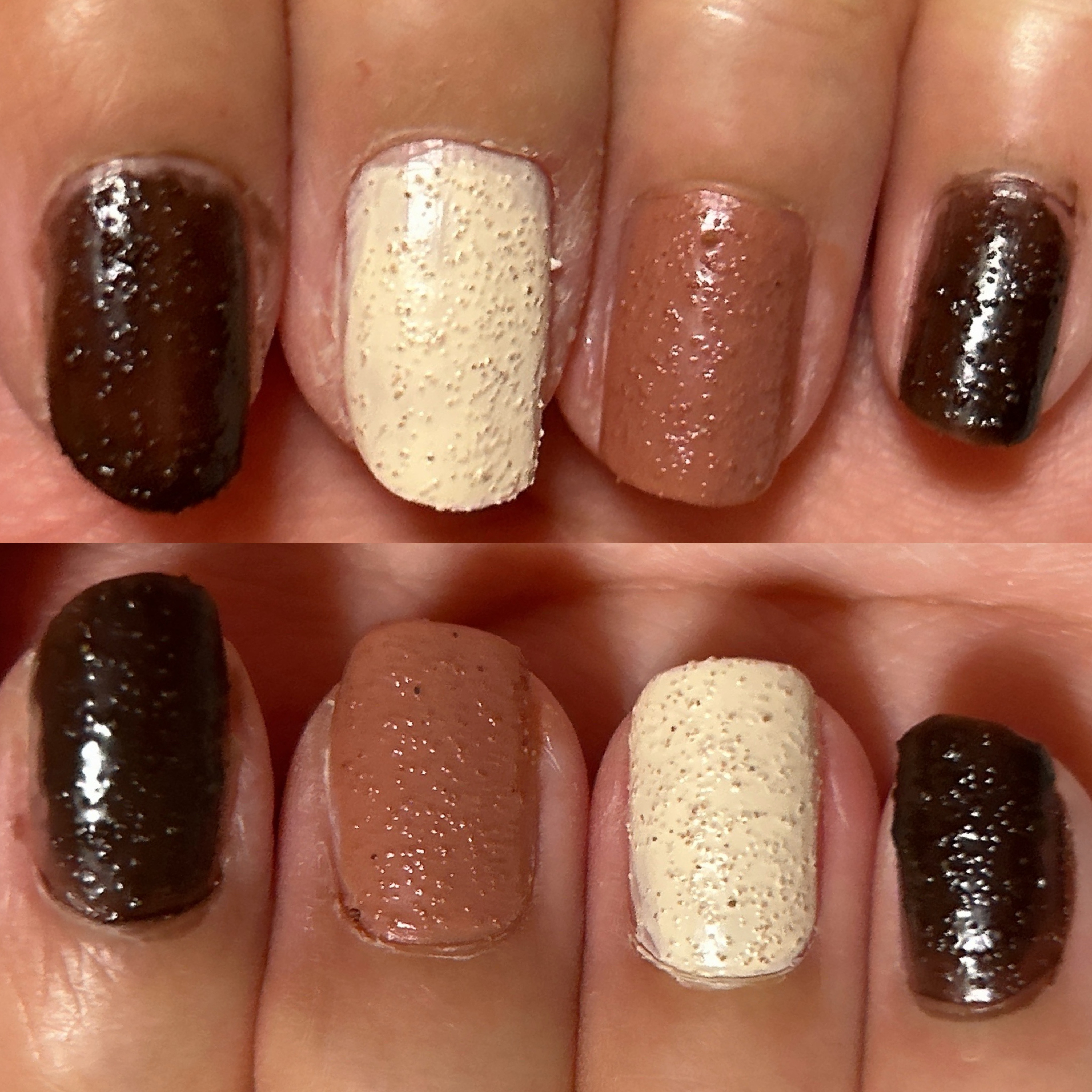 ネイルホリック リミテッドカラー Winter Sweet Biscuit/ネイルホリック/マニキュアを使ったクチコミ（2枚目）