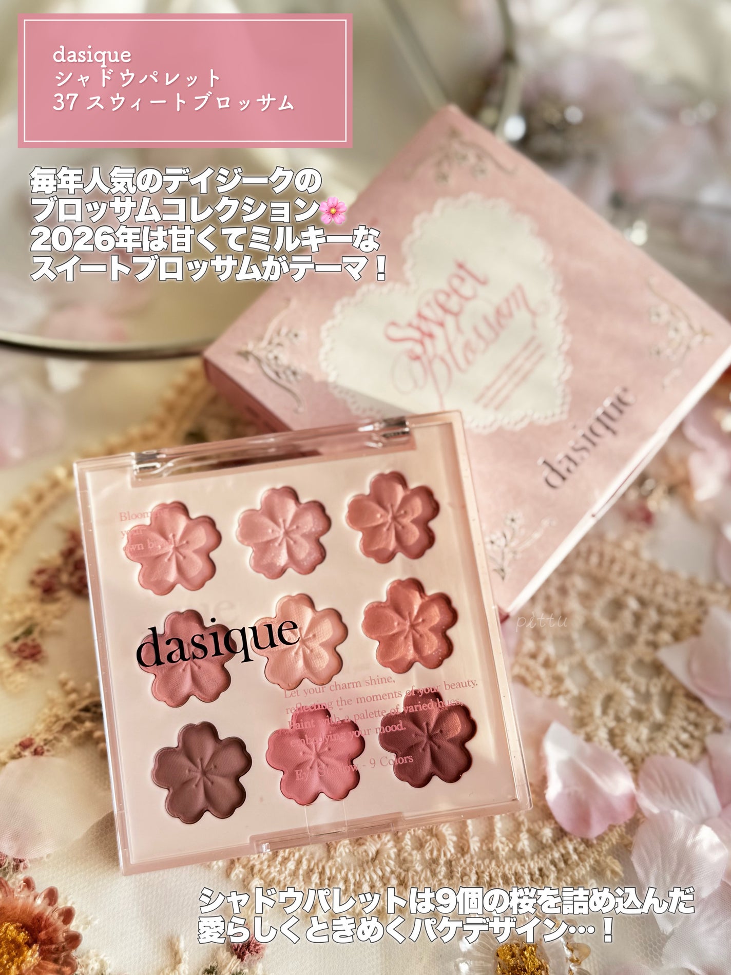 シャドウパレット/dasique/アイシャドウパレットを使ったクチコミ(2枚目)