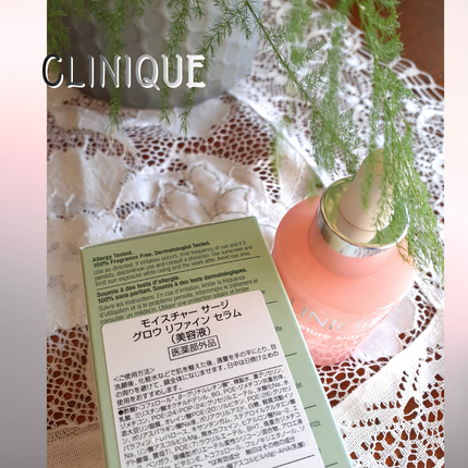 モイスチャー サージ グロウ リファイン セラム(美容液)/CLINIQUE/美容液を使ったクチコミ(3枚目)