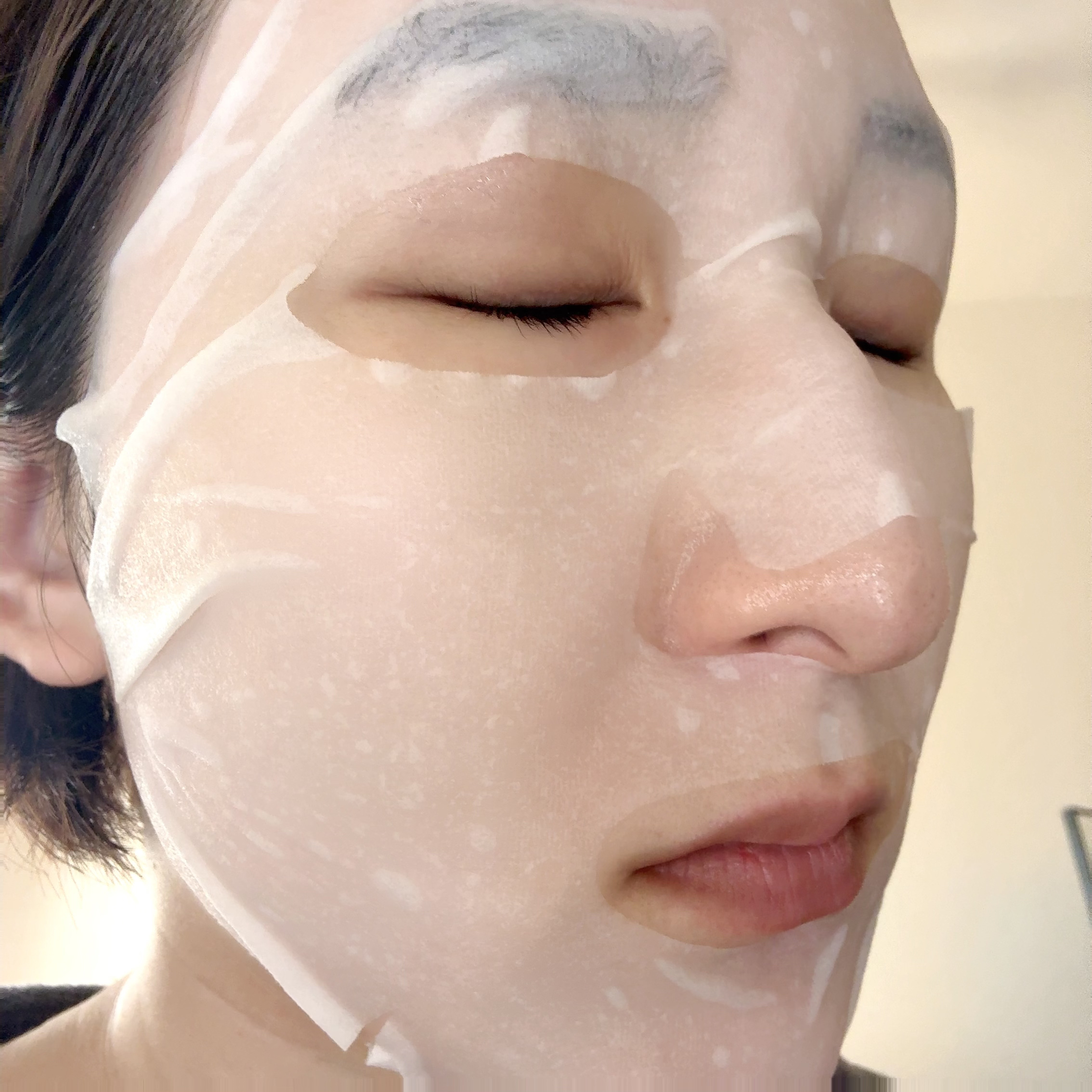 NMNブルースーパーレチノールデイリーターンオーバーマスク/Milk Touch/シートマスク・パックを使ったクチコミ（2枚目）