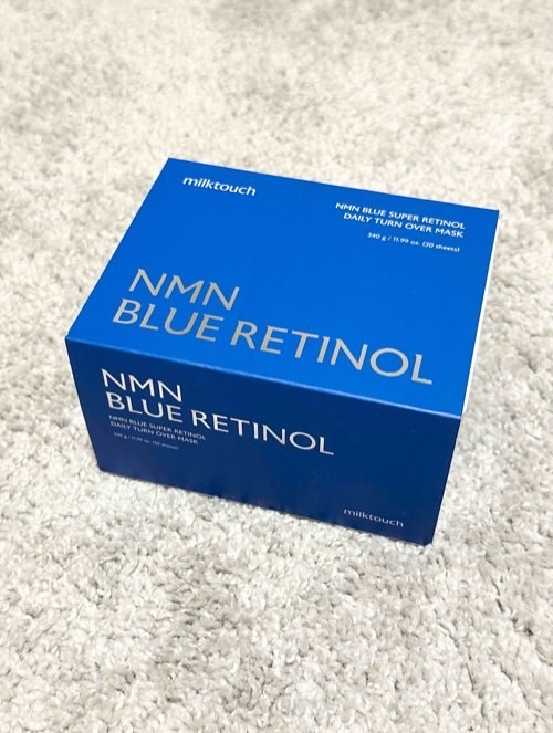 NMNブルースーパーレチノールデイリーターンオーバーマスク/Milk Touch/シートマスク・パックを使ったクチコミ（1枚目）
