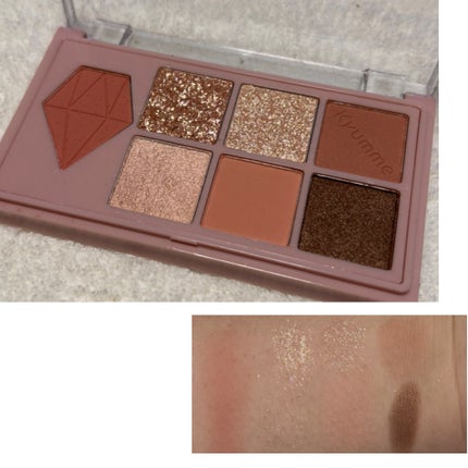 KM マルチパーパスパレット/DAISO/アイシャドウパレットを使ったクチコミ(2枚目)