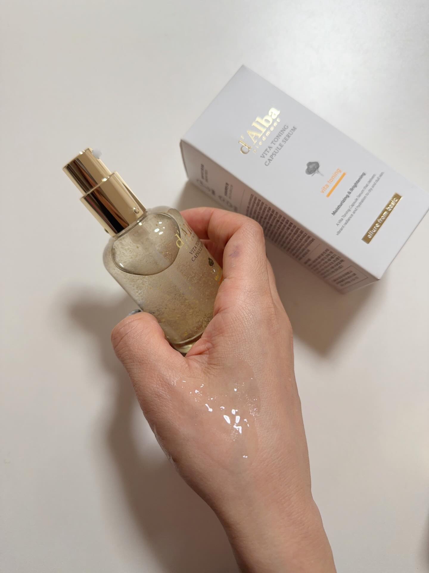 ビタトーニングカプセルセラム/ダルバ/美容液を使ったクチコミ（2枚目）