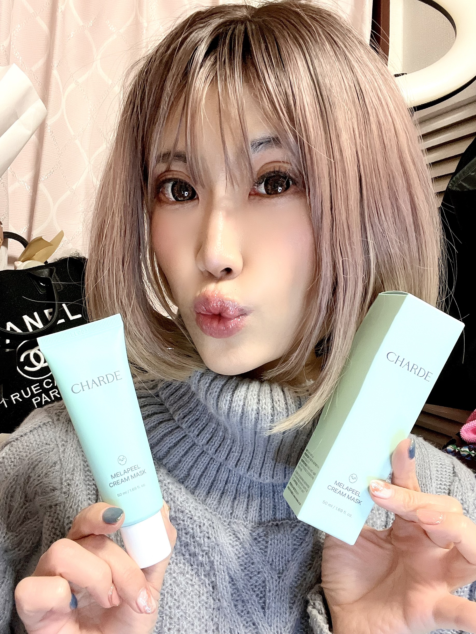 メラピールクリームマスク/CHARDE/ピーリングを使ったクチコミ（2枚目）