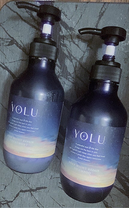 カームナイトリペアシャンプー/トリートメント/YOLU/シャンプー・コンディショナーを使ったクチコミ(1枚目)