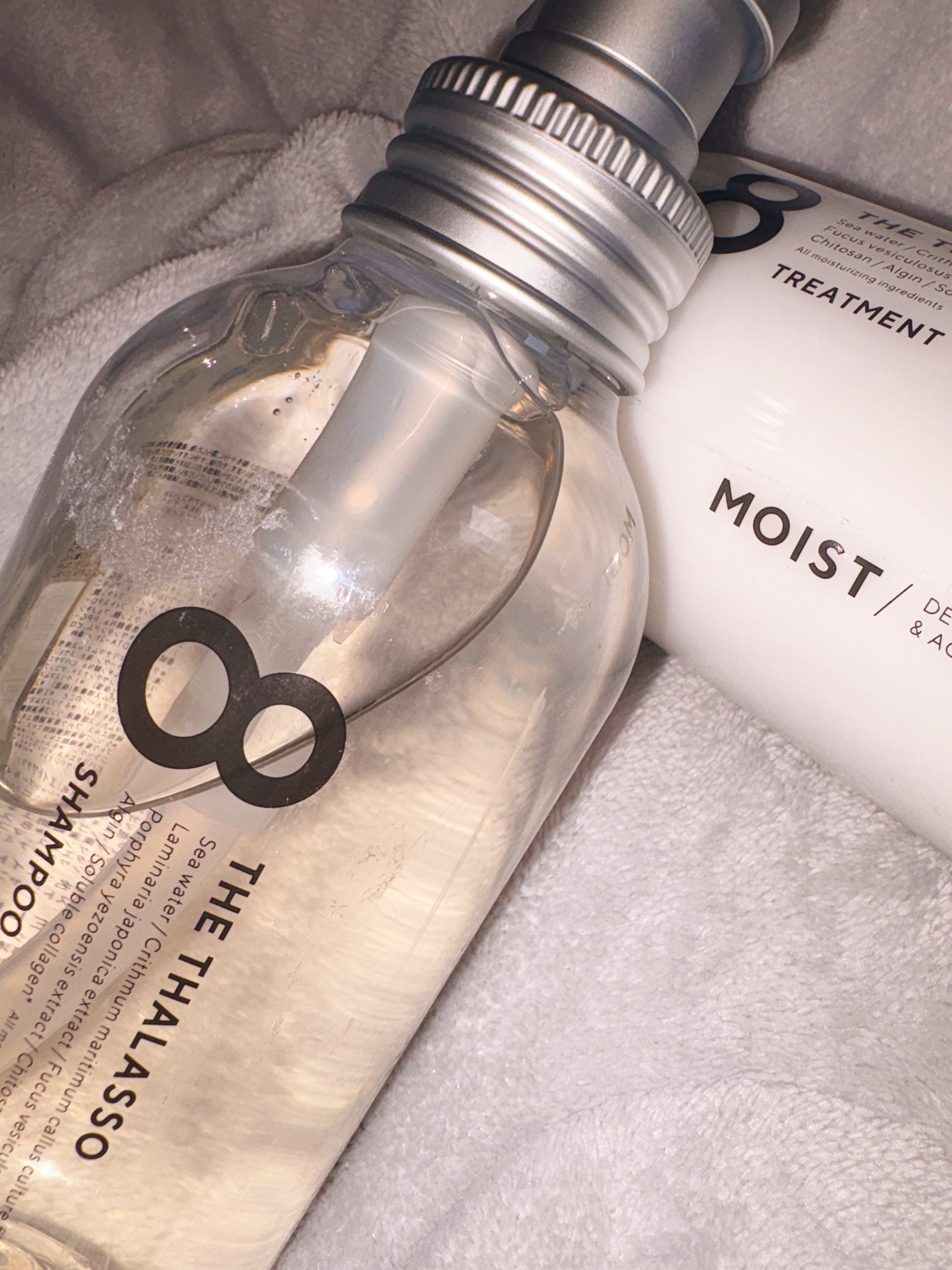 エイトザタラソ クレンジングリペア＆モイスト 美容液シャンプー/ディープリペア＆アクアモイスト 美容液トリートメント/エイトザタラソ/市販シャンプーを使ったクチコミ（1枚目）