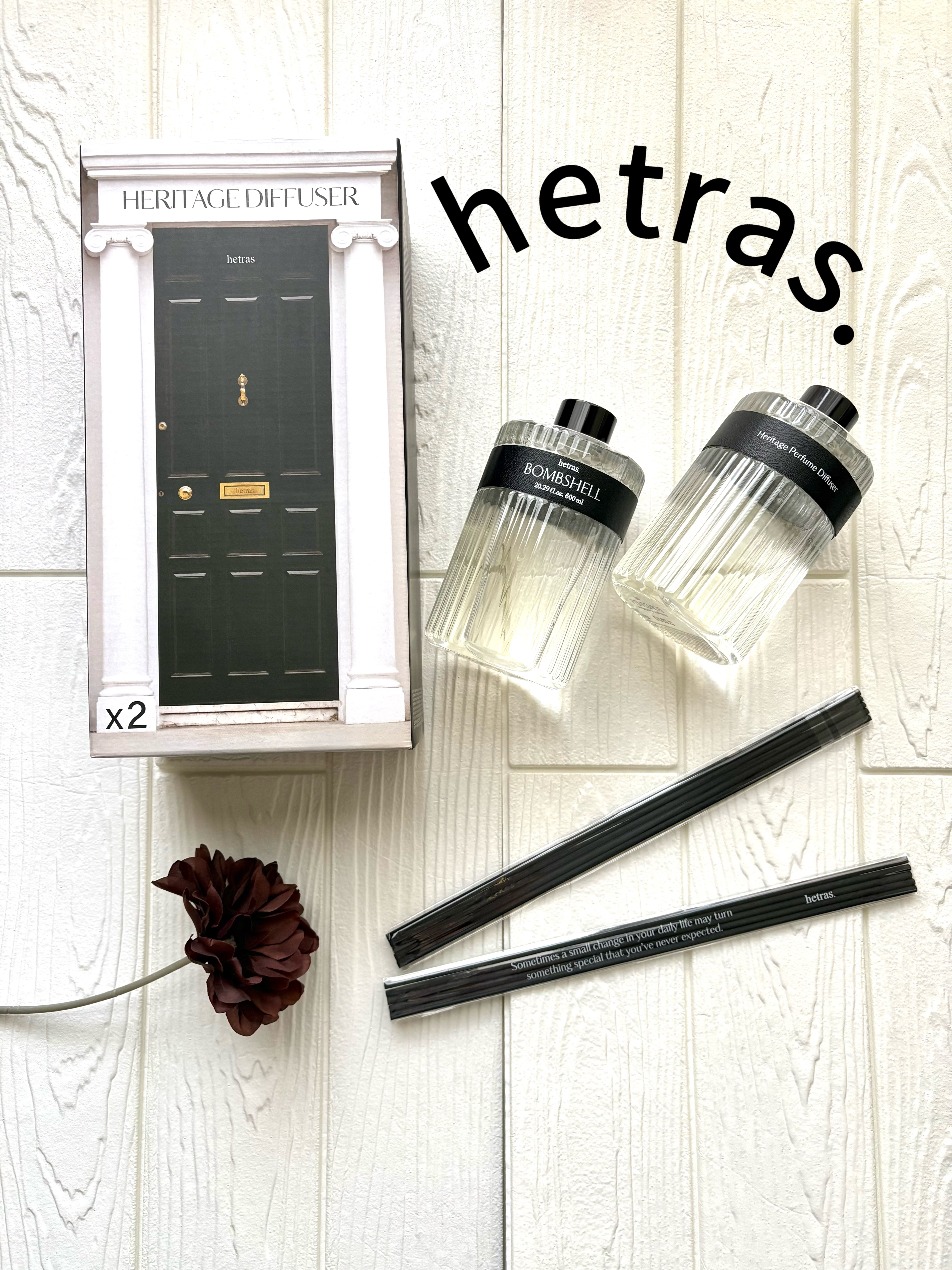 ヘリテージディフューザー/hetras/ルームフレグランスを使ったクチコミ（1枚目）